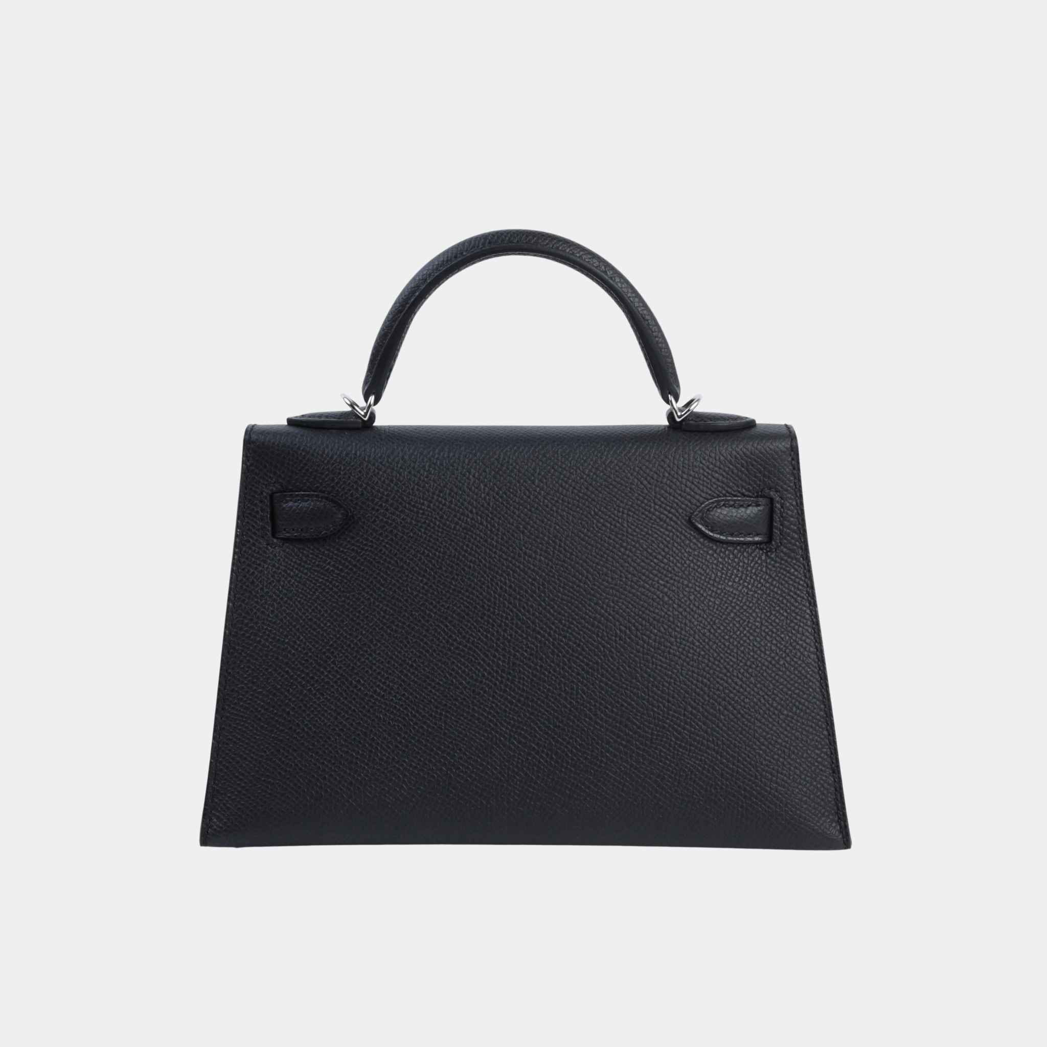 Mini Kelly II Epsom Black PHW - Image 2