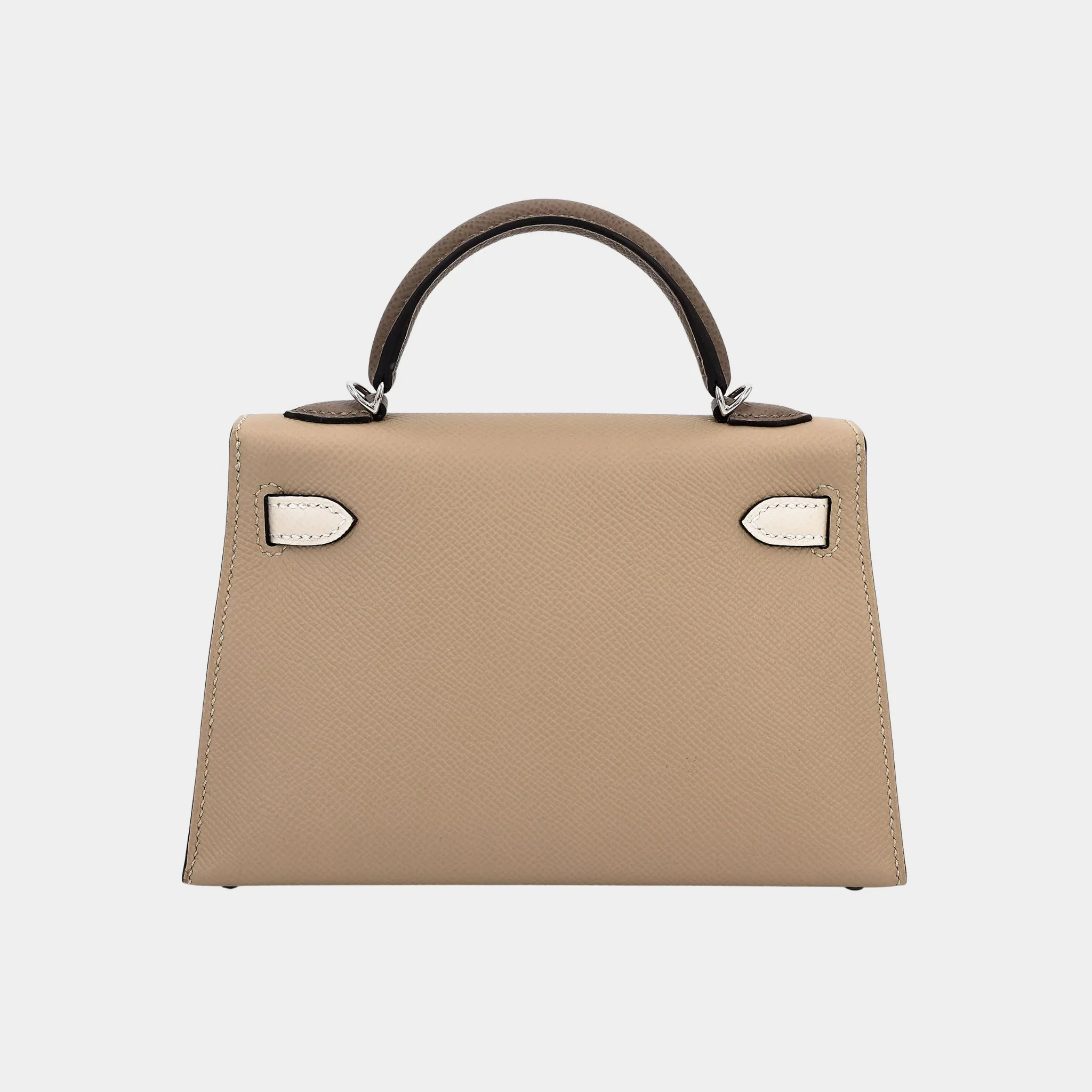 Mini Kelly II Epsom Trench/Craie/Etoupe PHW - Image 2
