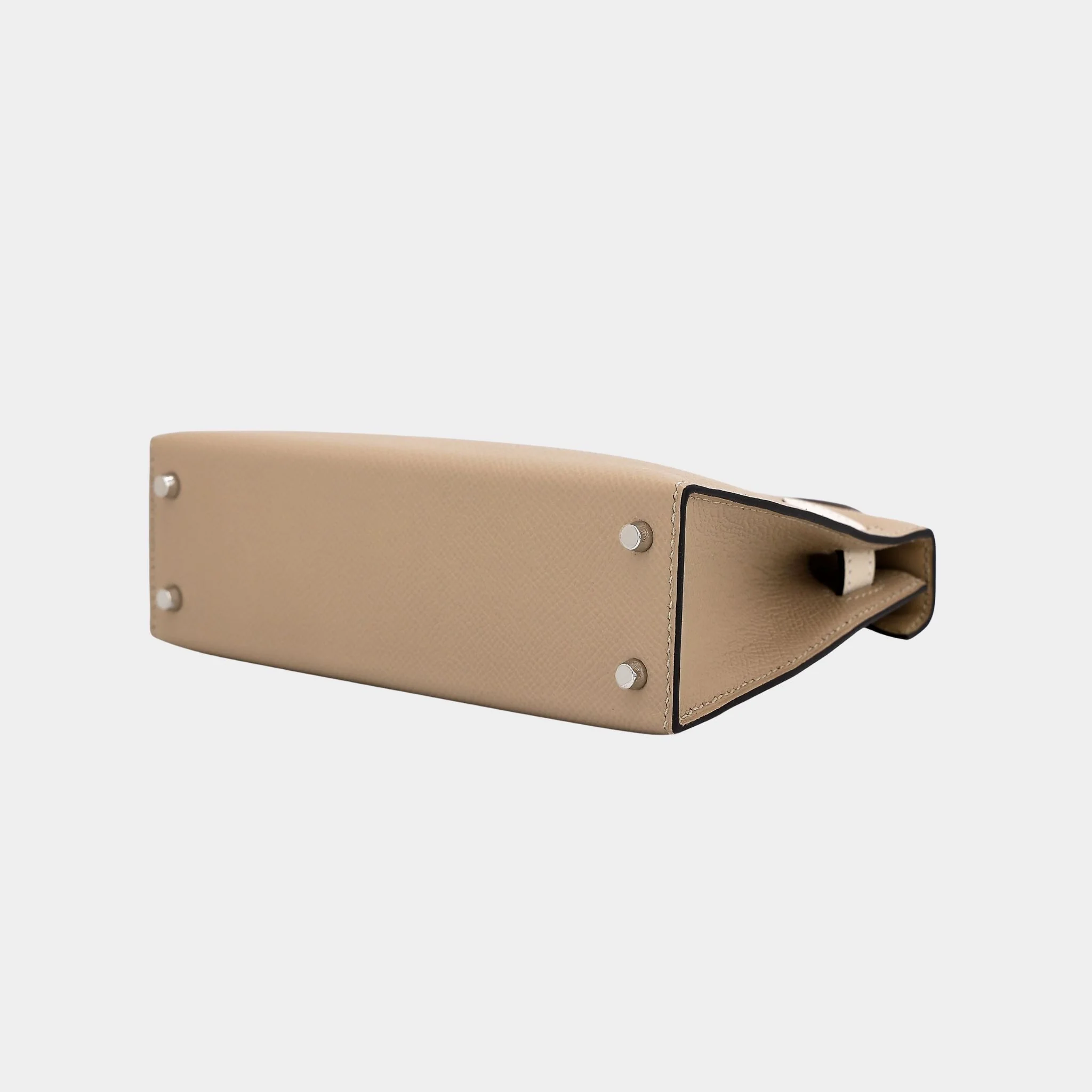 Mini Kelly II Epsom Trench/Craie/Etoupe PHW - Image 3