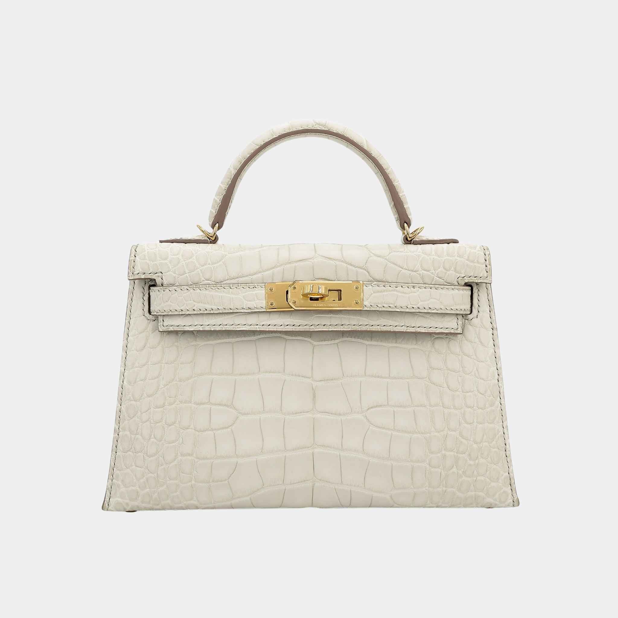 Mini Kelly II Matte Alligator Beton GHW