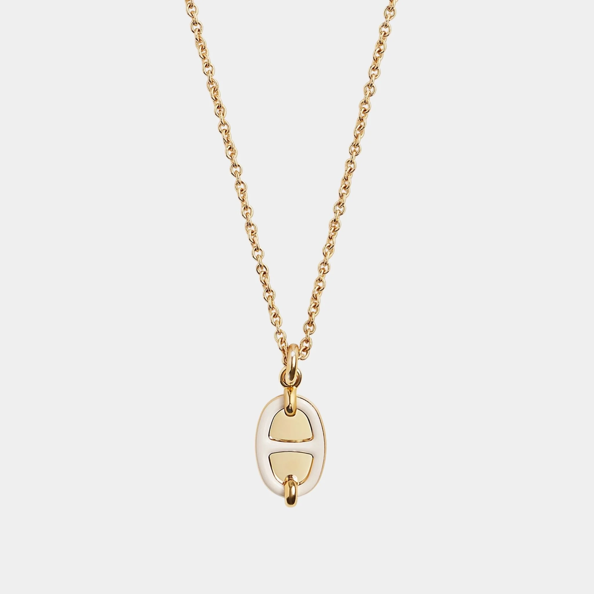 Mini Maillon Pendant Small Model Gold Plated - Image 7