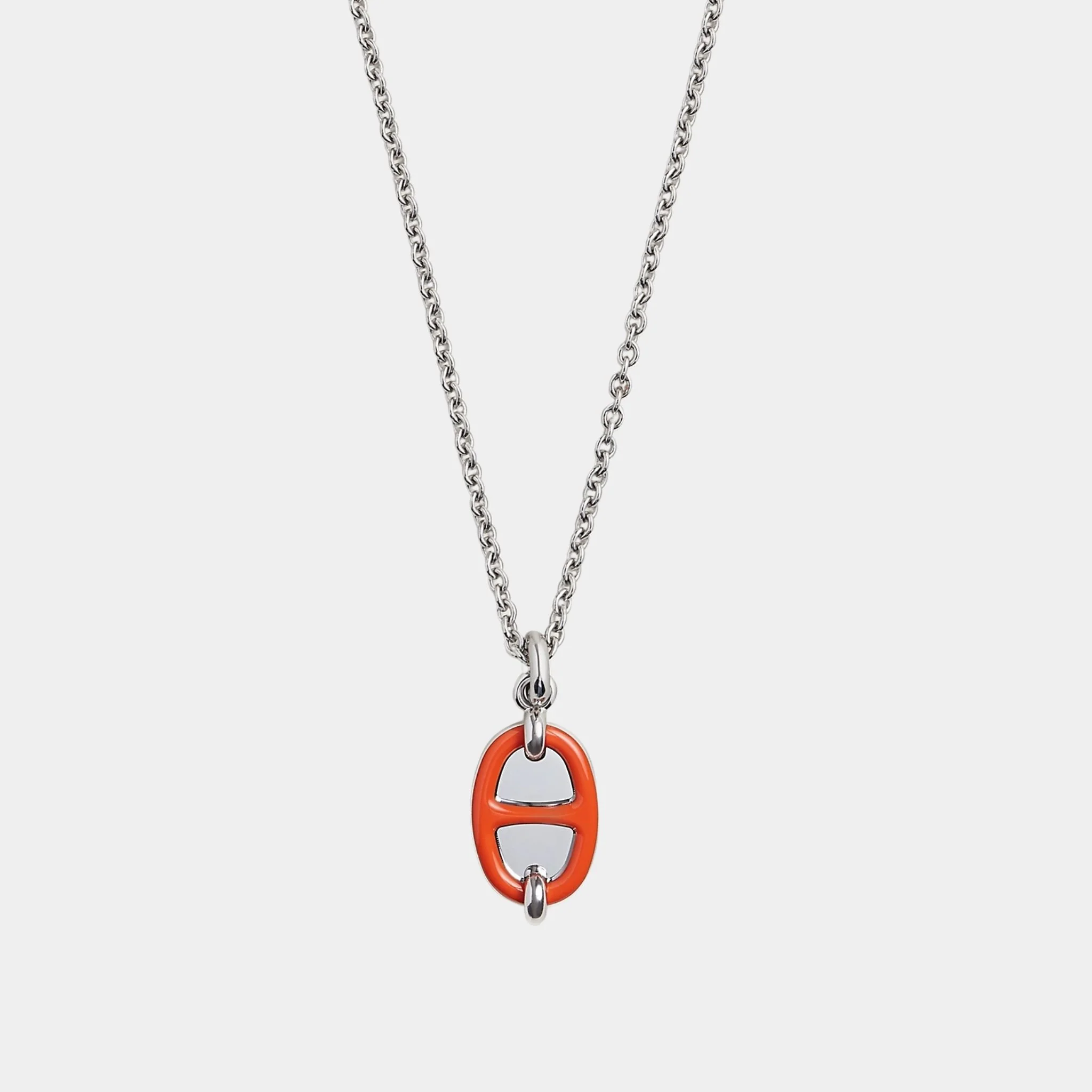 Mini Maillon Pendant Small Model Palladium Plated - Image 6