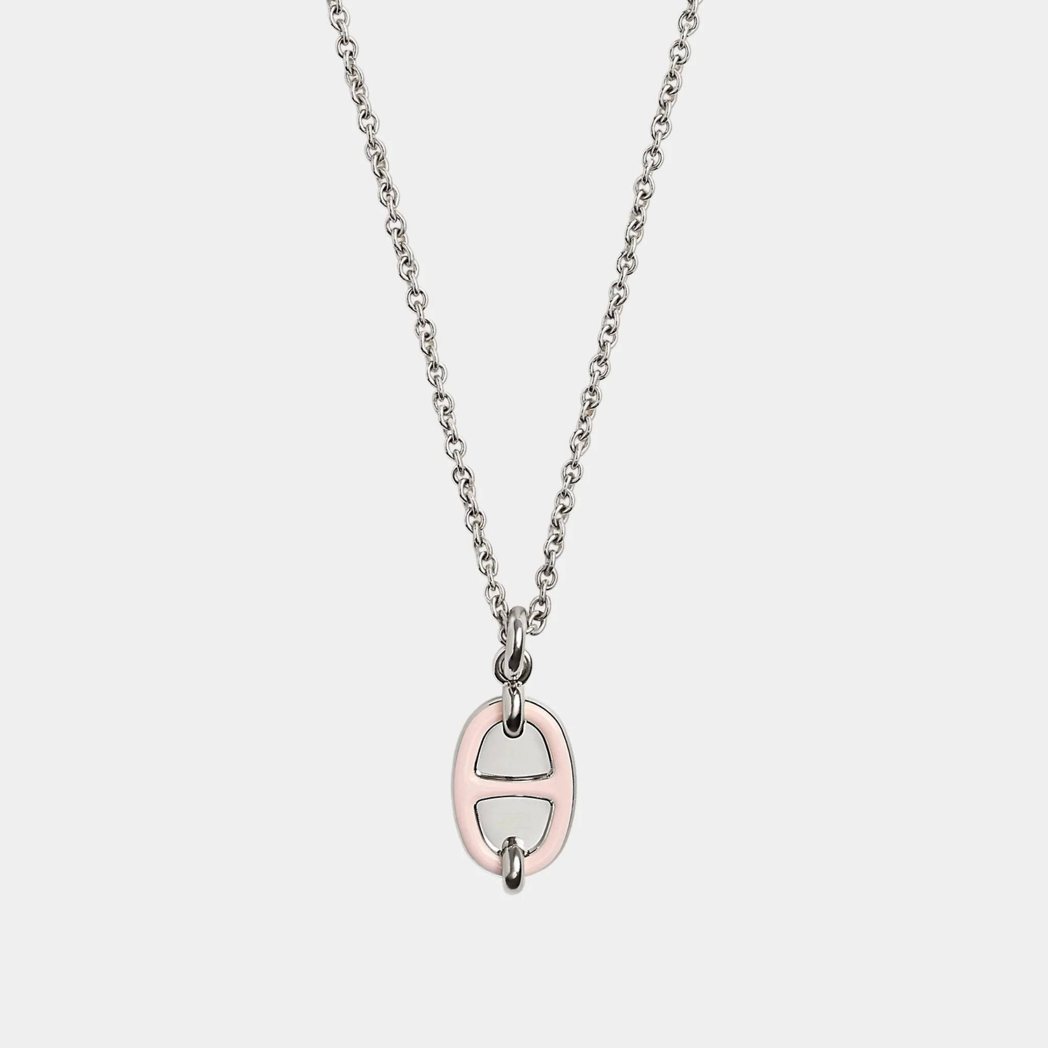 Mini Maillon Pendant Small Model Palladium Plated - Image 7