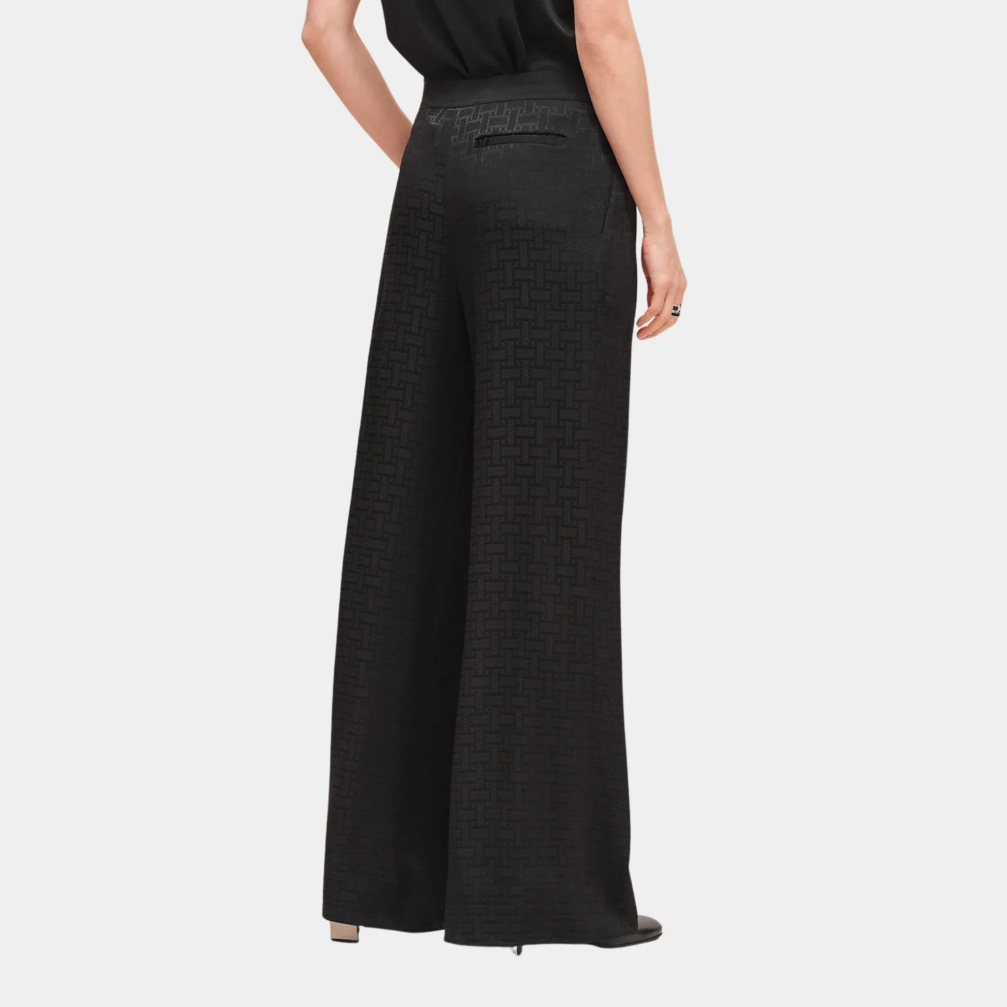 Mosaique Pants in Jacquard Silk - Image 2