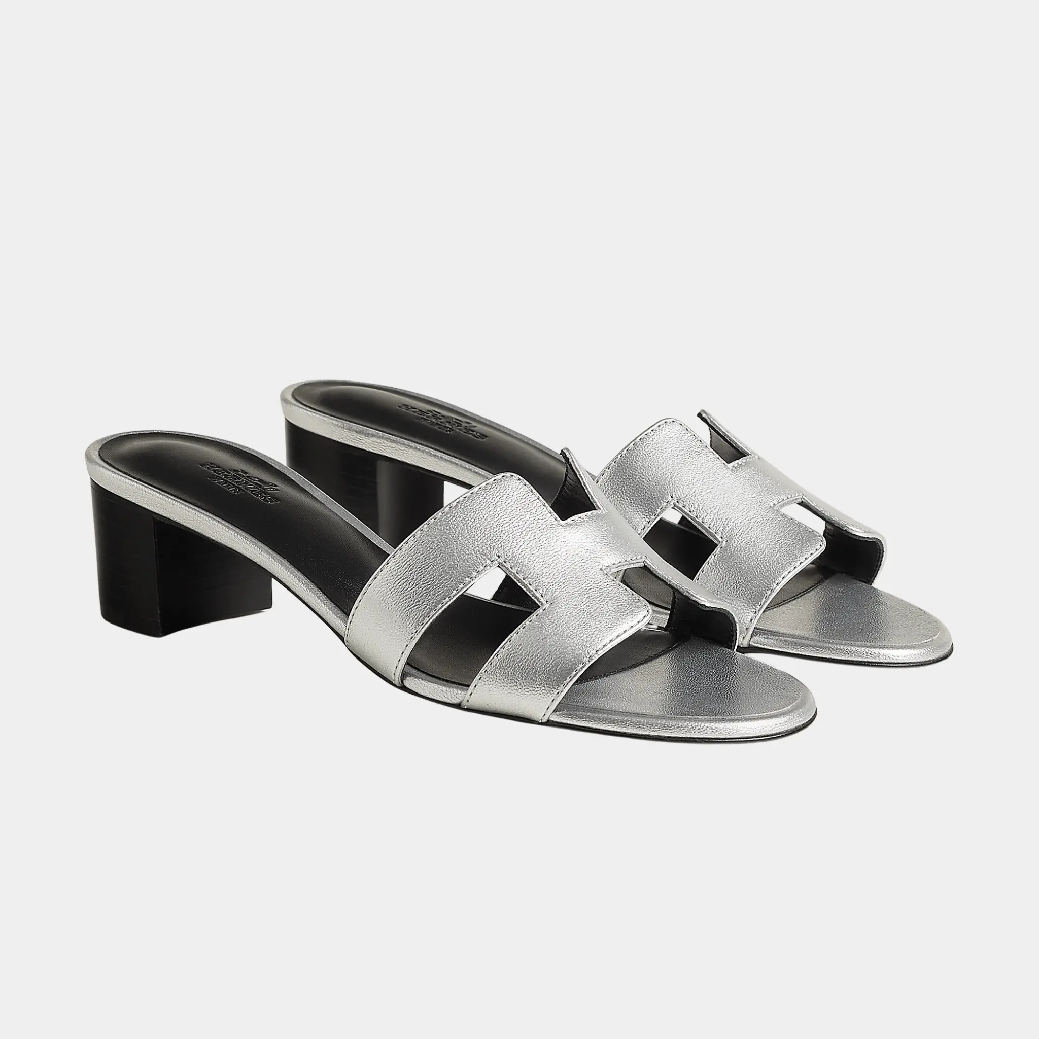 Oasis Sandal in Metallic Goatskin