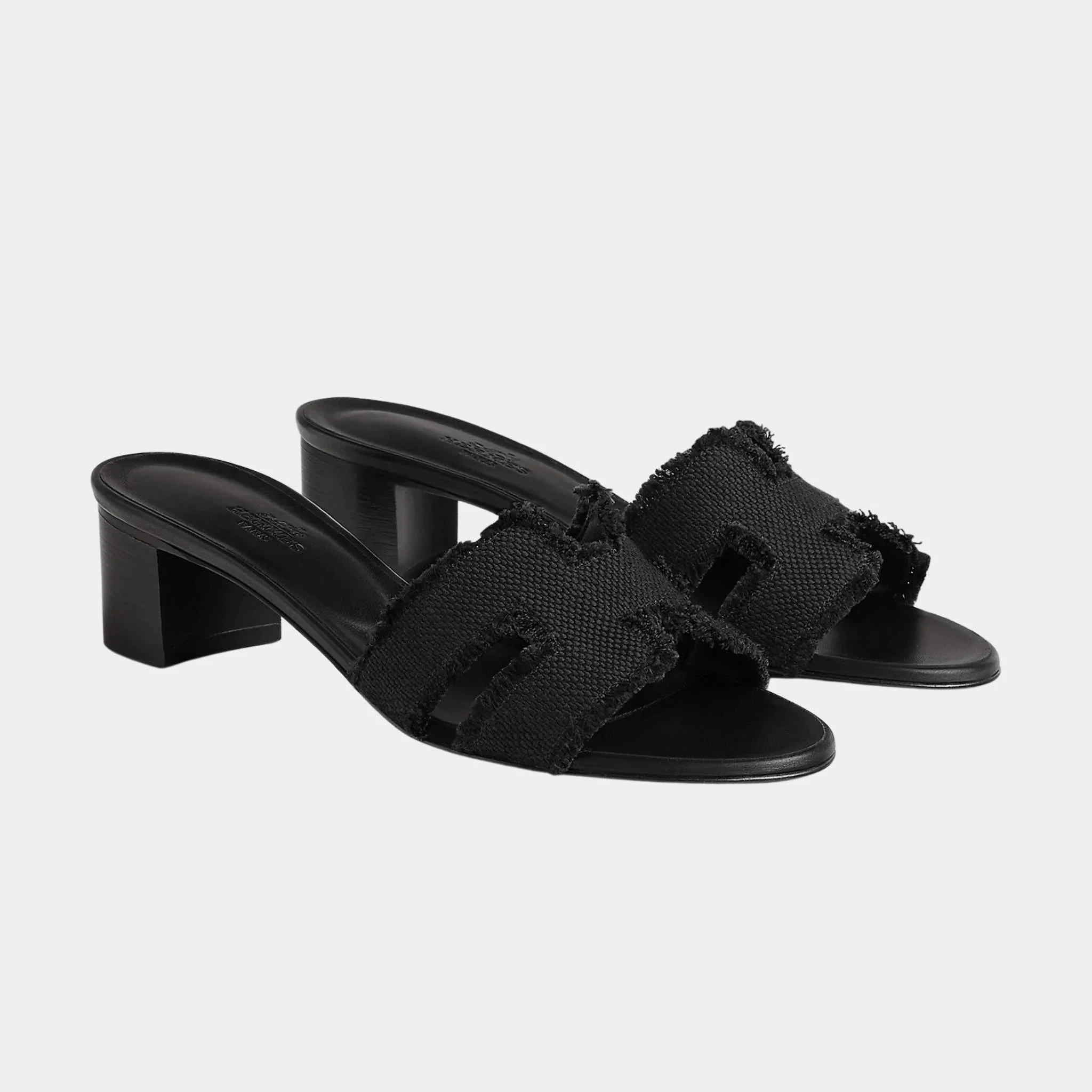 Oasis Sandals Fringed Linen Canvas - Image 4