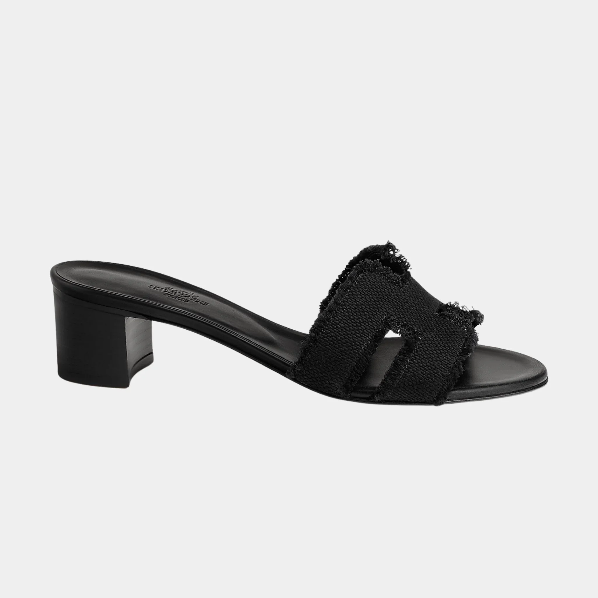 Oasis Sandals Fringed Linen Canvas - Image 5
