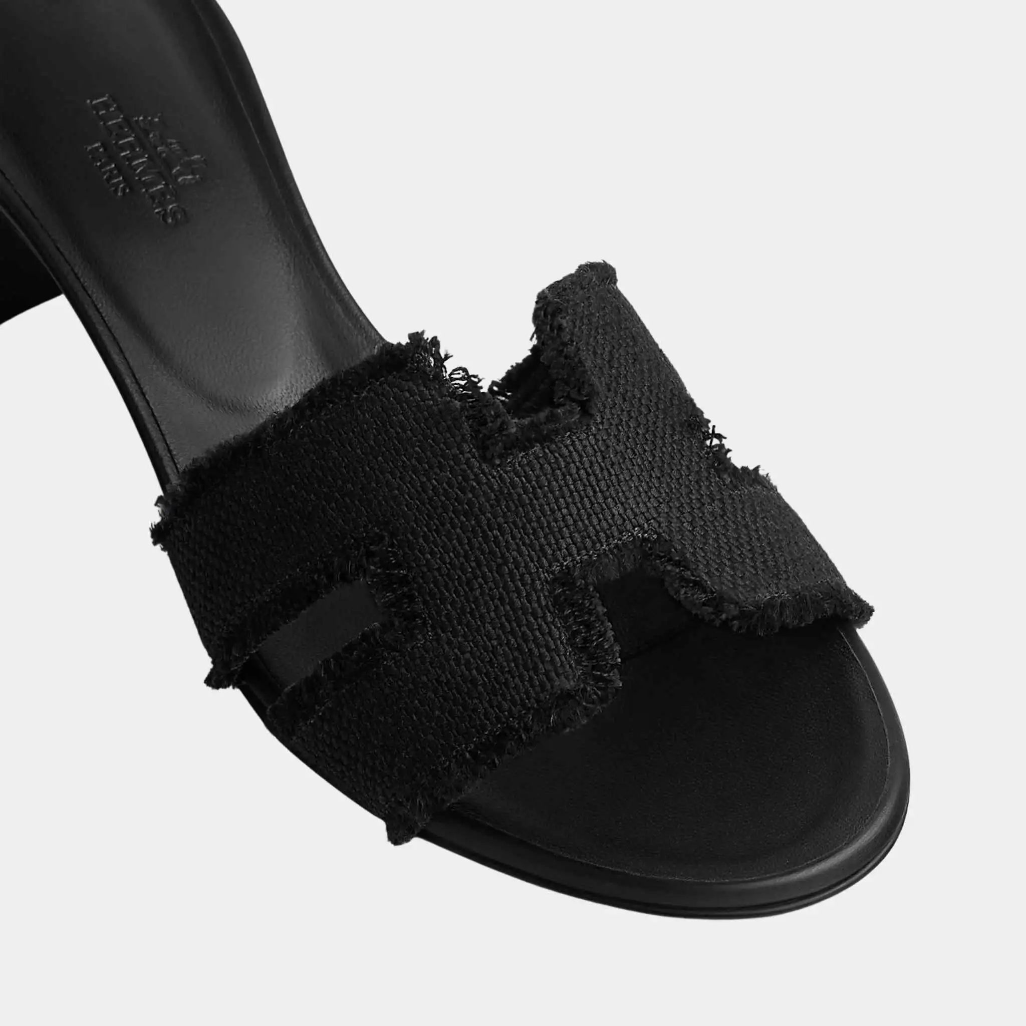 Oasis Sandals Fringed Linen Canvas - Image 6