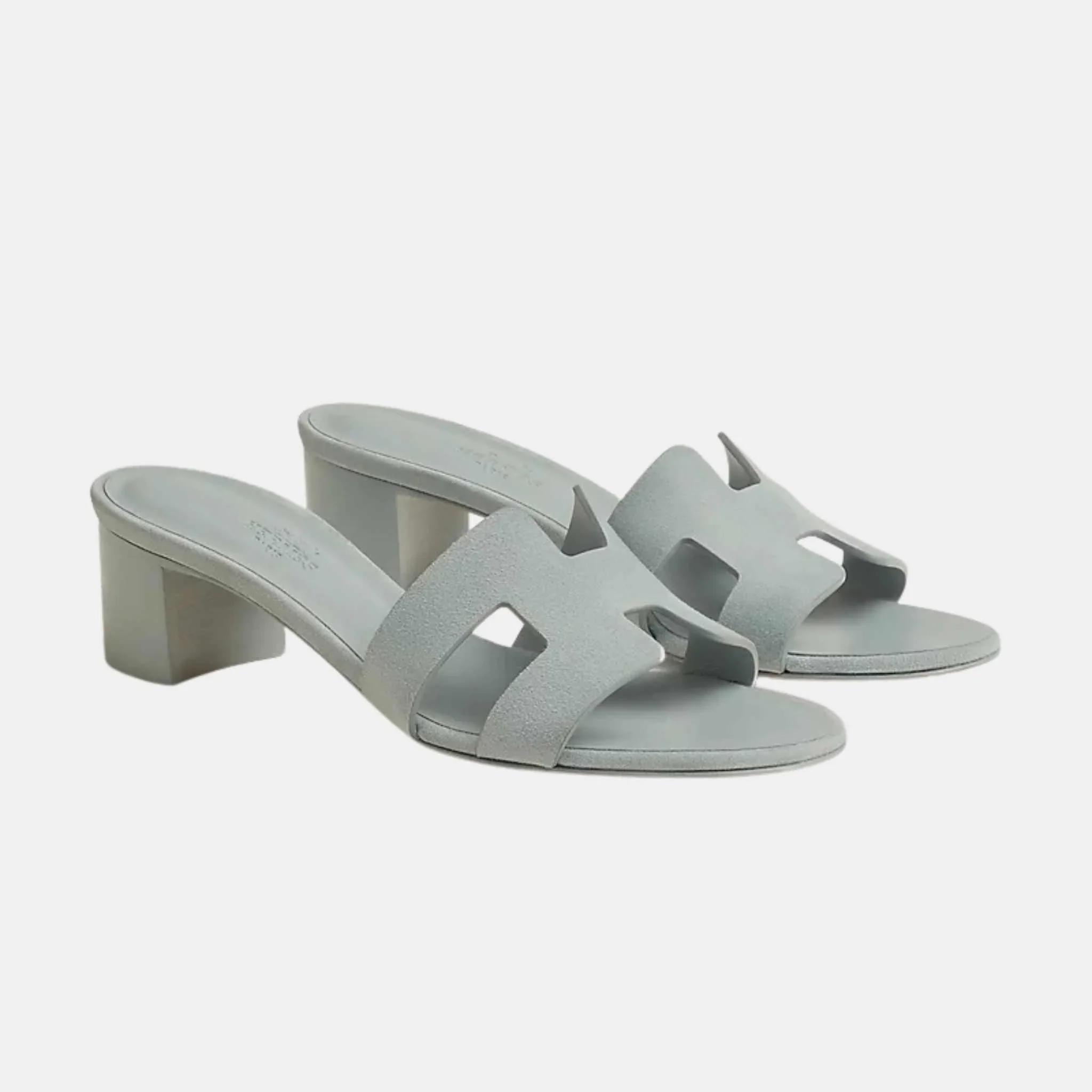 Oasis Sandals in Suede Goatskin