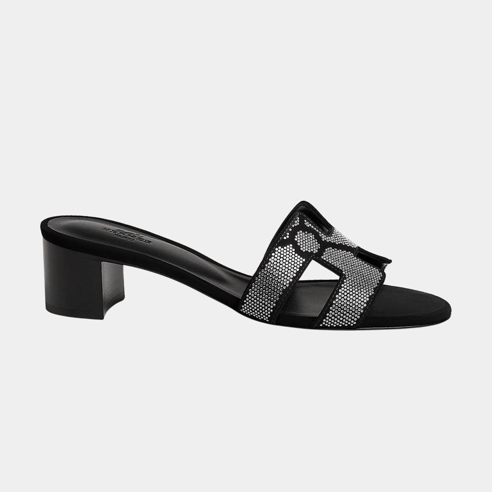 Oasis Sandals in Suede with Figure Artistique Motif - Image 2