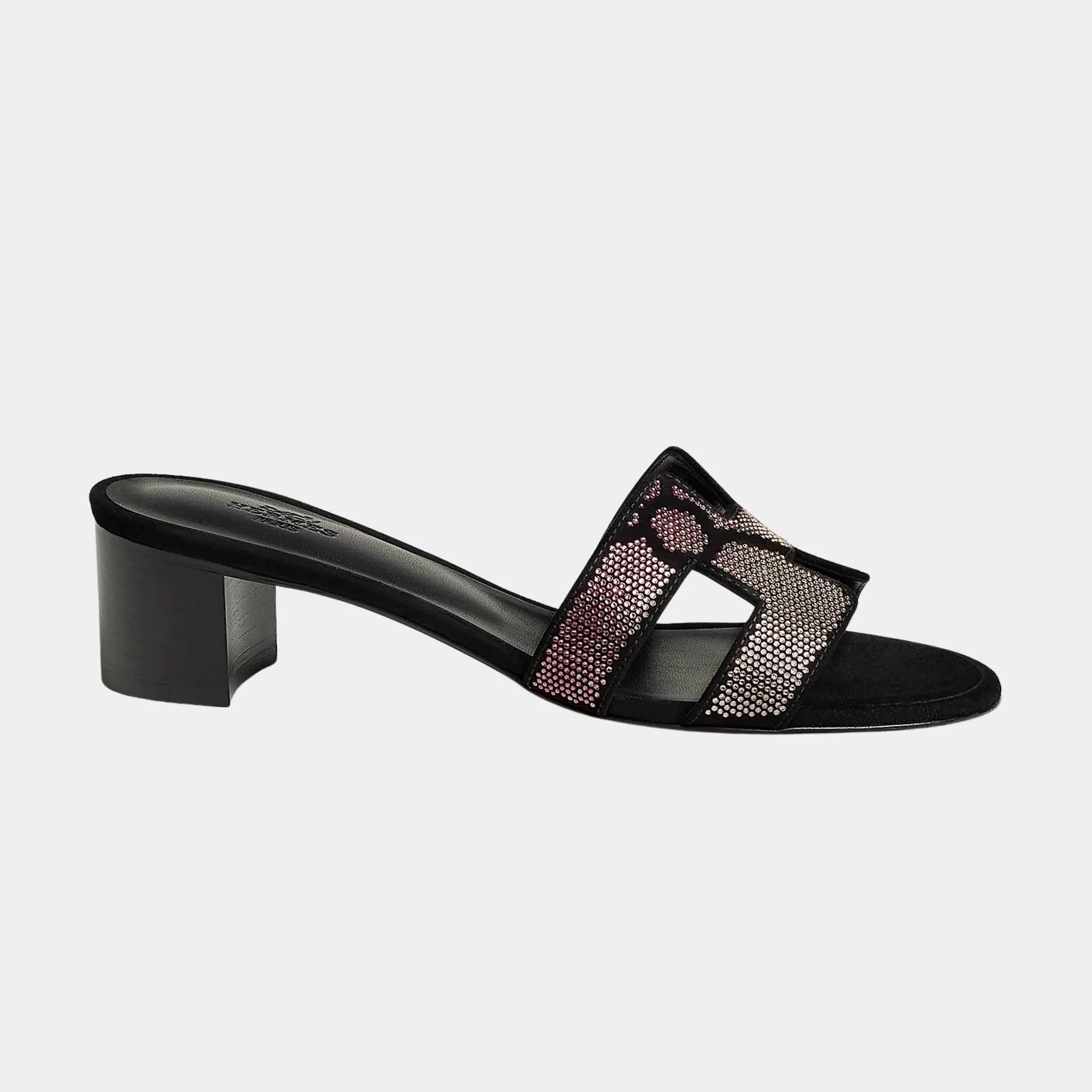 Oasis Sandals in Suede with Figure Artistique Motif - Image 5