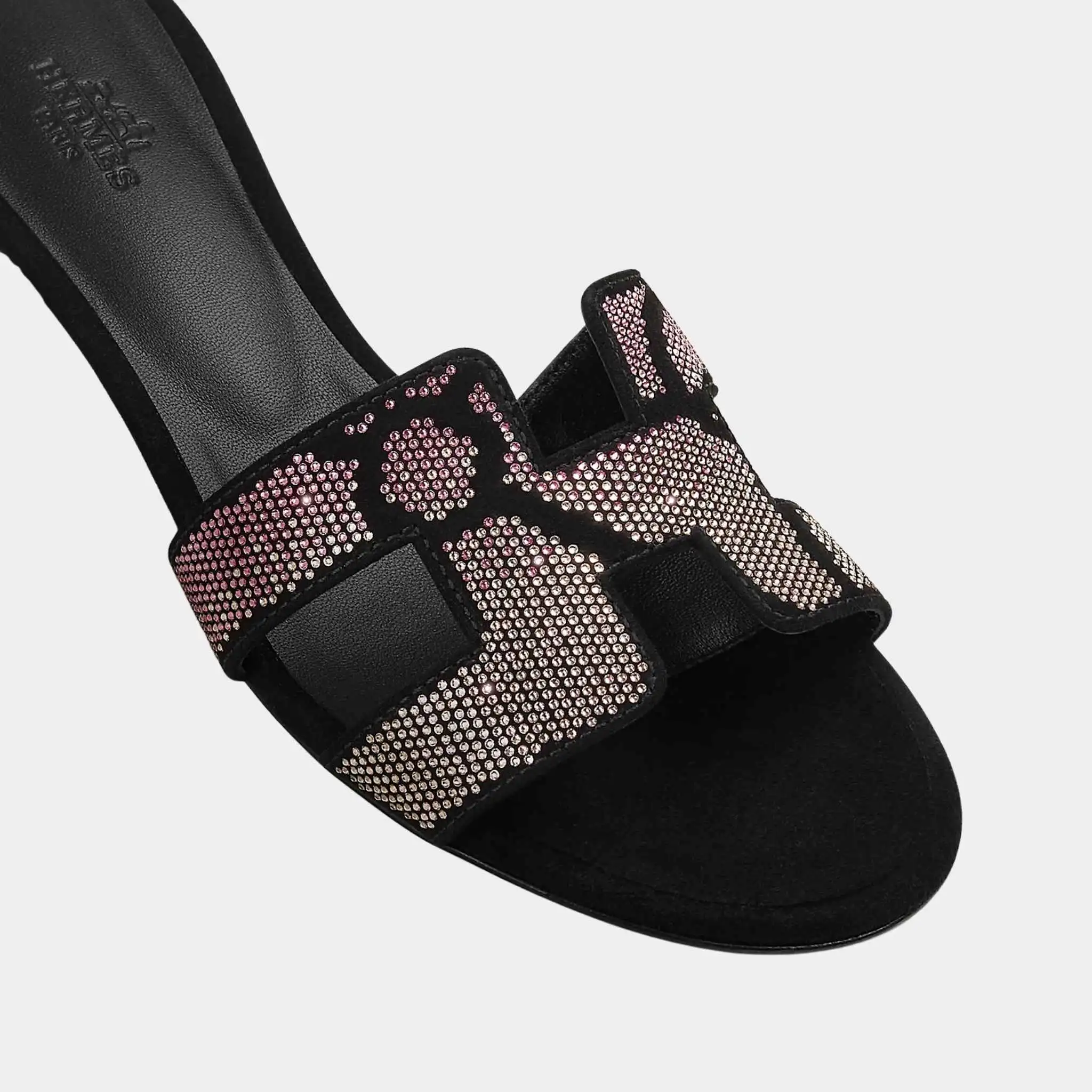 Oasis Sandals in Suede with Figure Artistique Motif - Image 6