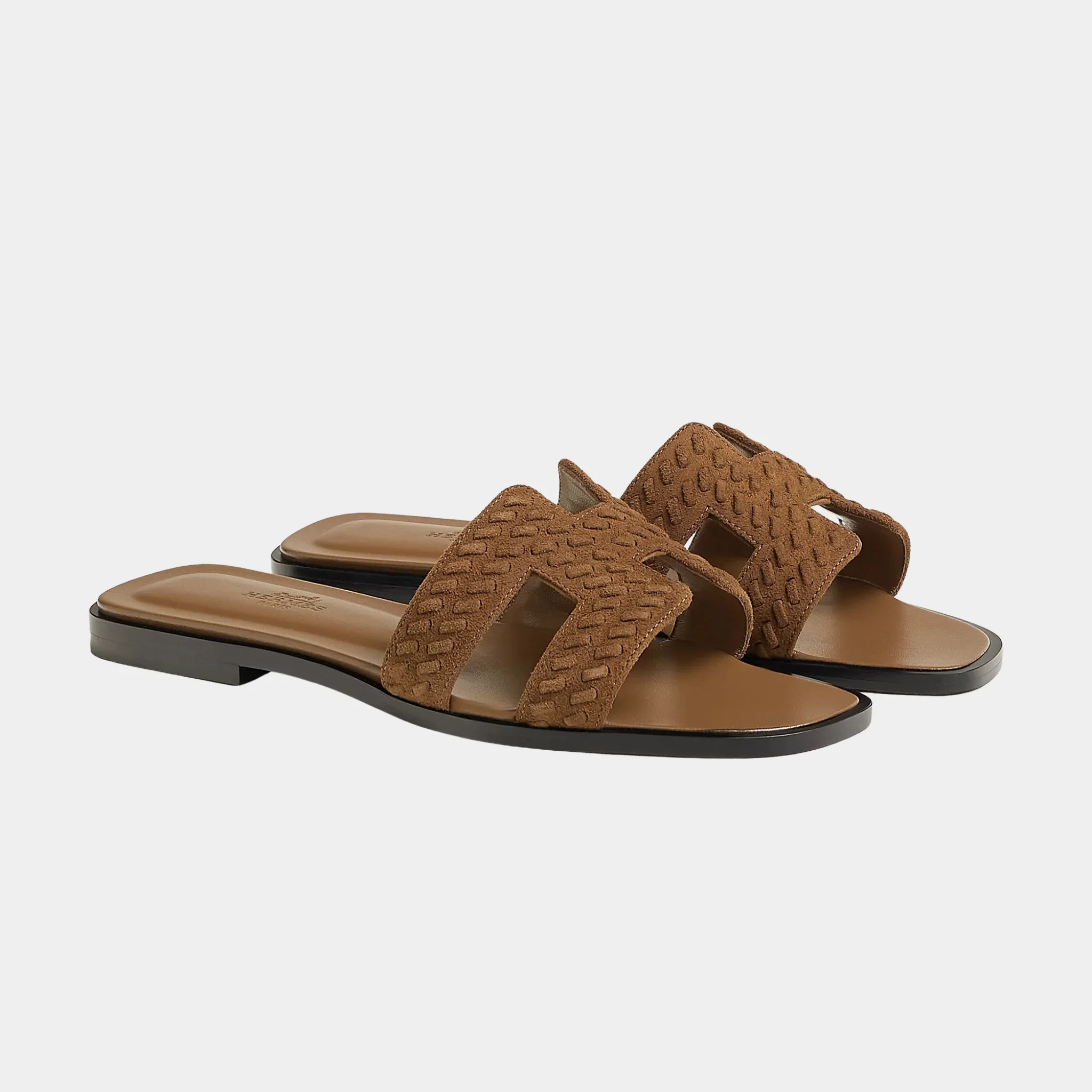 Oran Sandals in Braided Goat Suede - Image 4