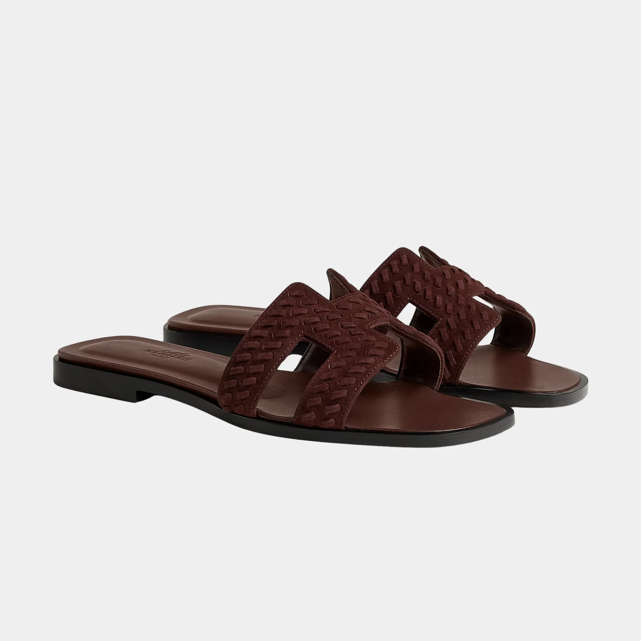 Oran Sandals in Braided Goat Suede - Image 7