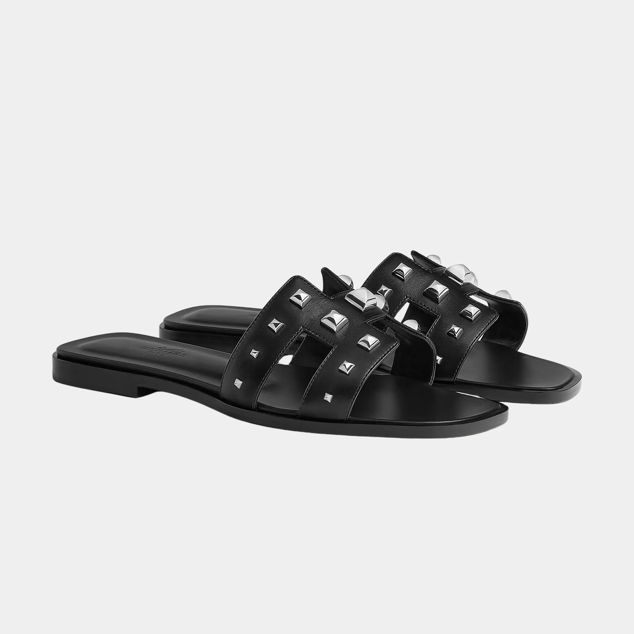 Oran Sandals in Calfskin with Studs