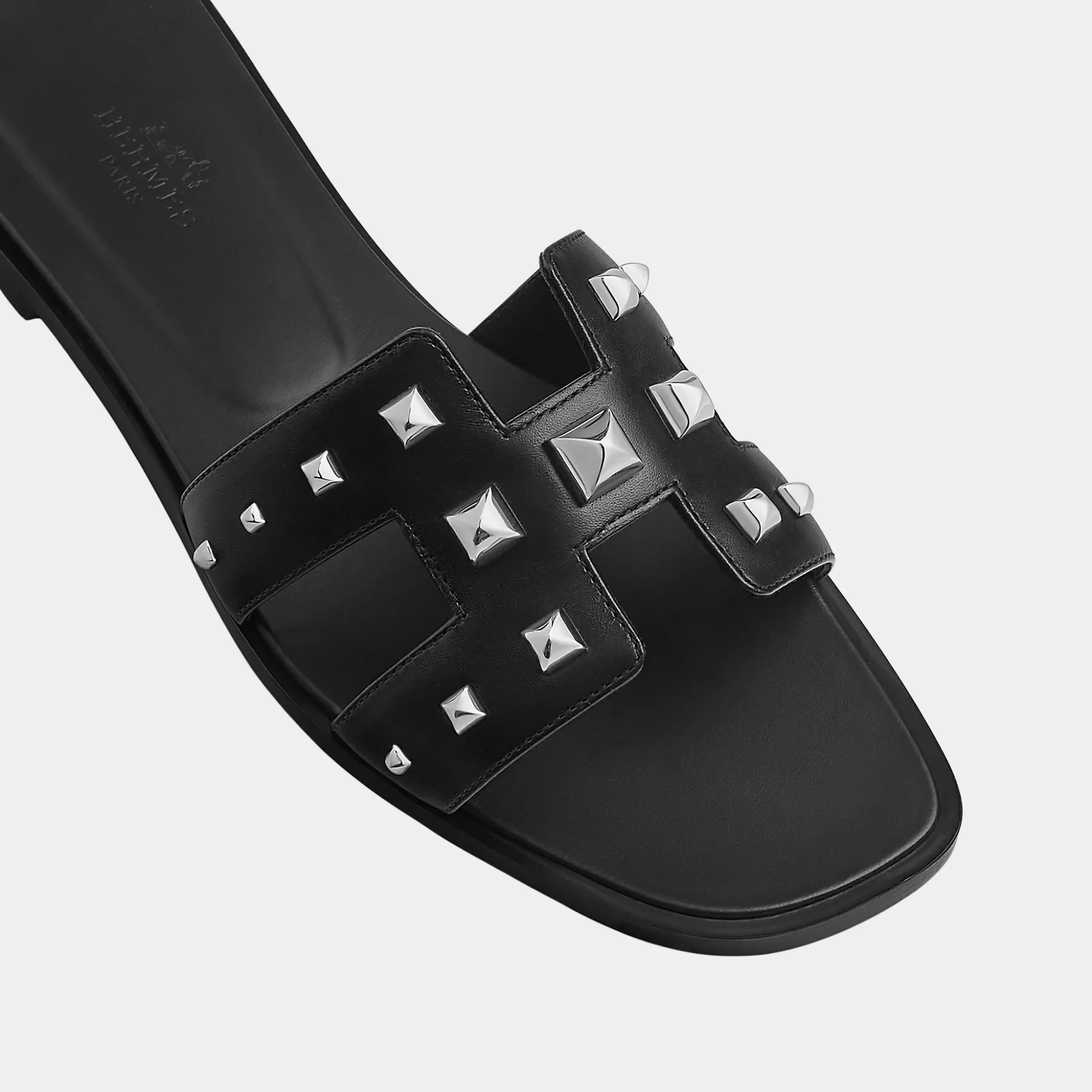 Oran Sandals in Calfskin with Studs - Image 3