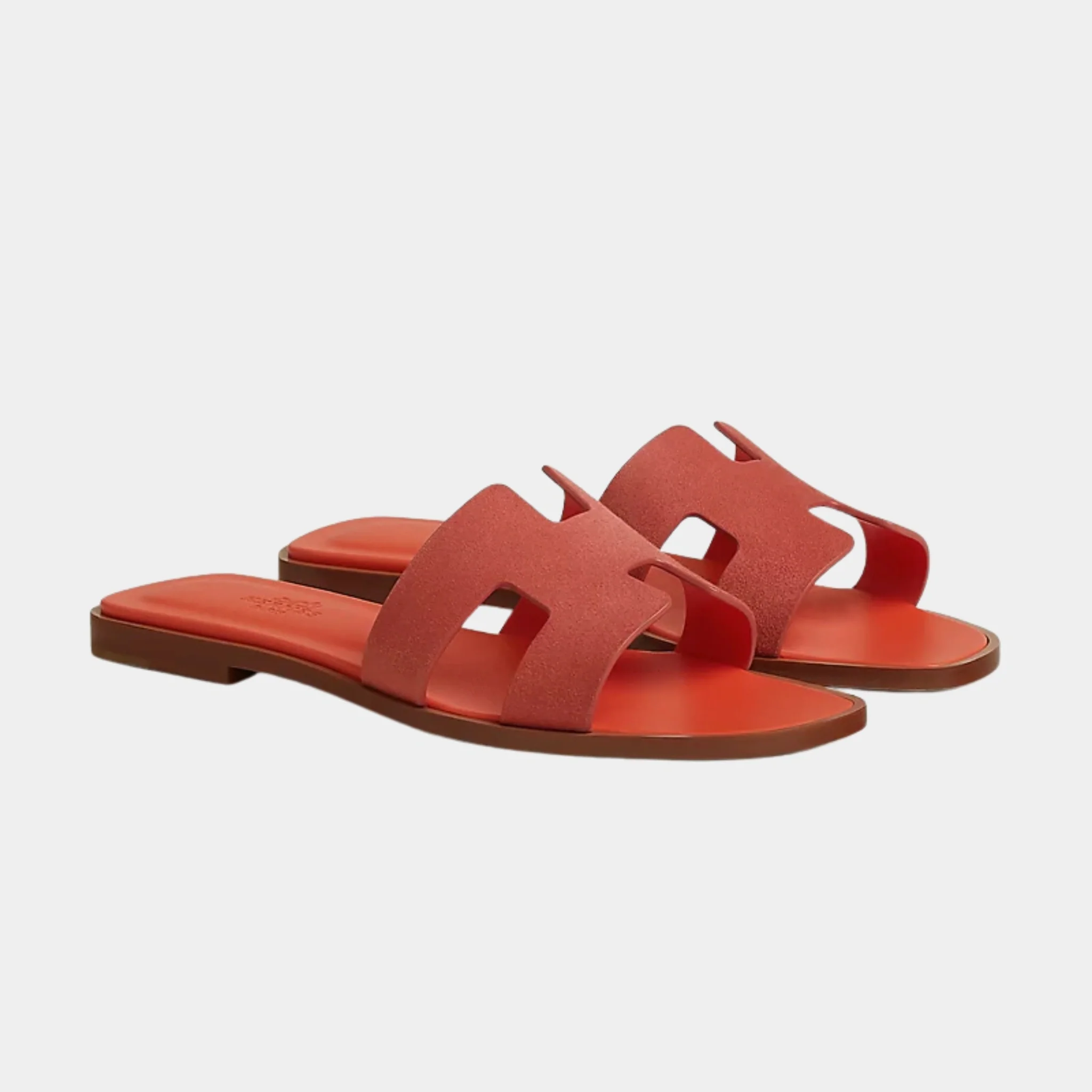 Oran Sandals in Duo Tone Suede Goatskin