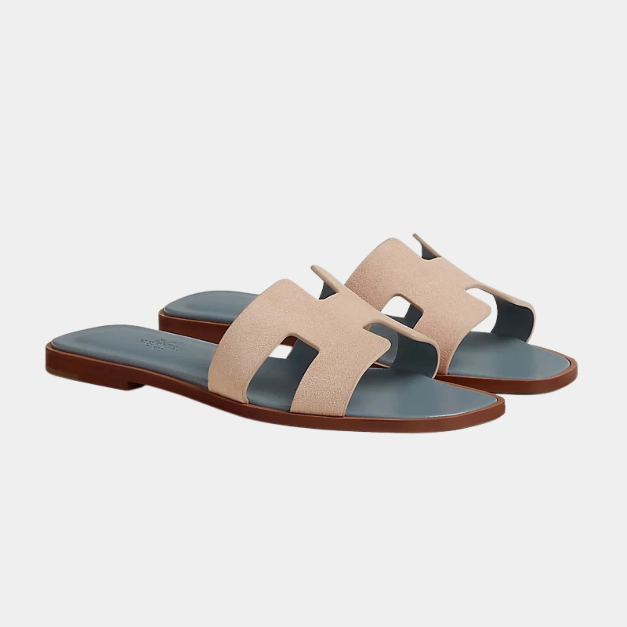 Oran Sandals in Duo Tone Suede Goatskin - Image 4
