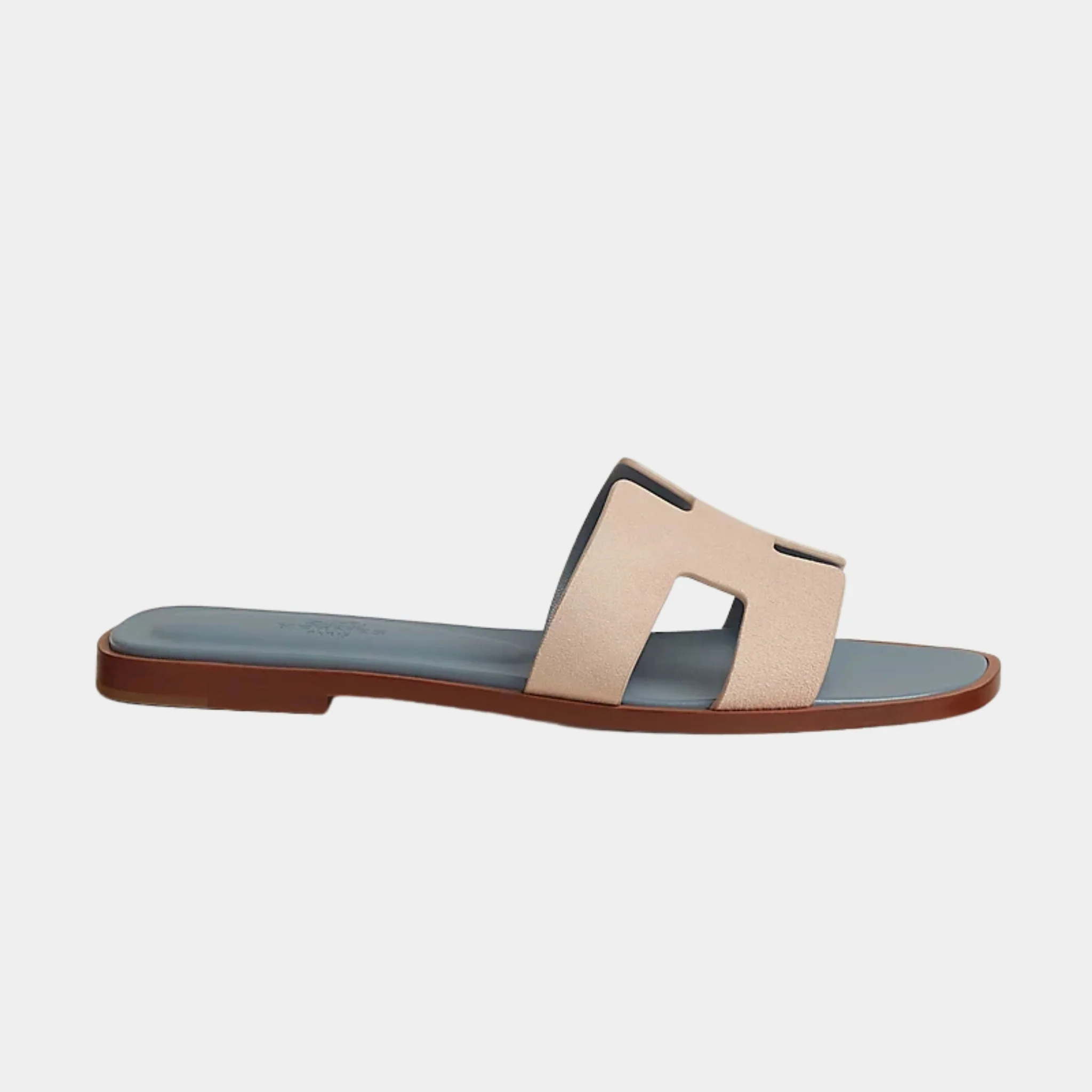Oran Sandals in Duo Tone Suede Goatskin - Image 5
