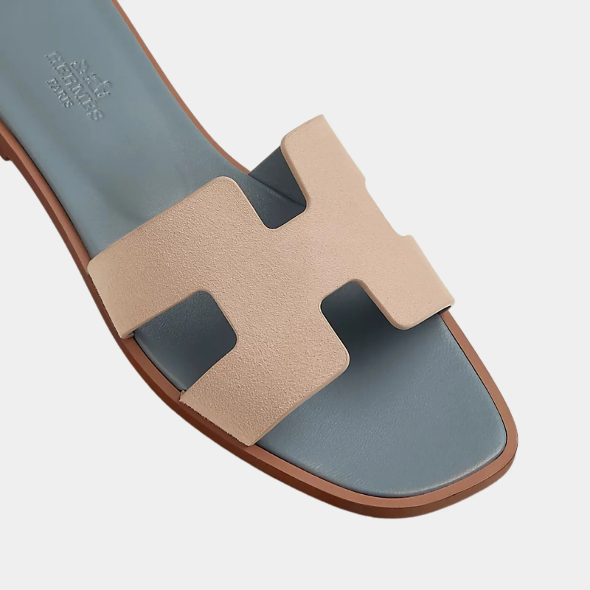 Oran Sandals in Duo Tone Suede Goatskin - Image 6