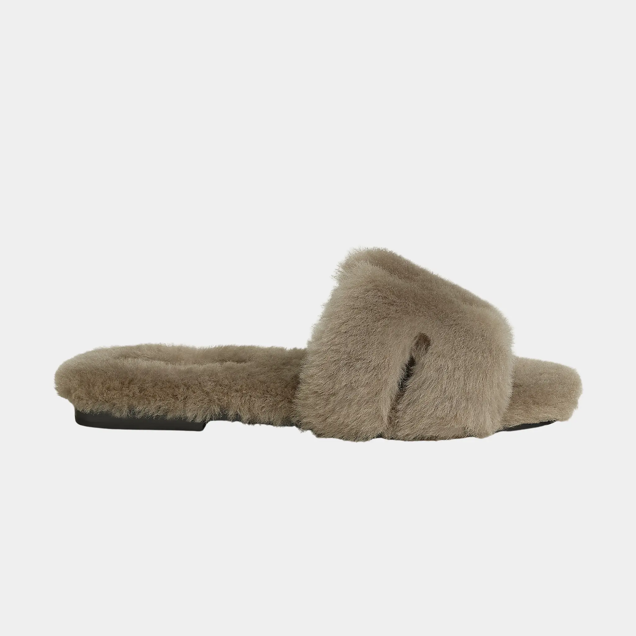 Oran Sandals in Shearling - Image 2