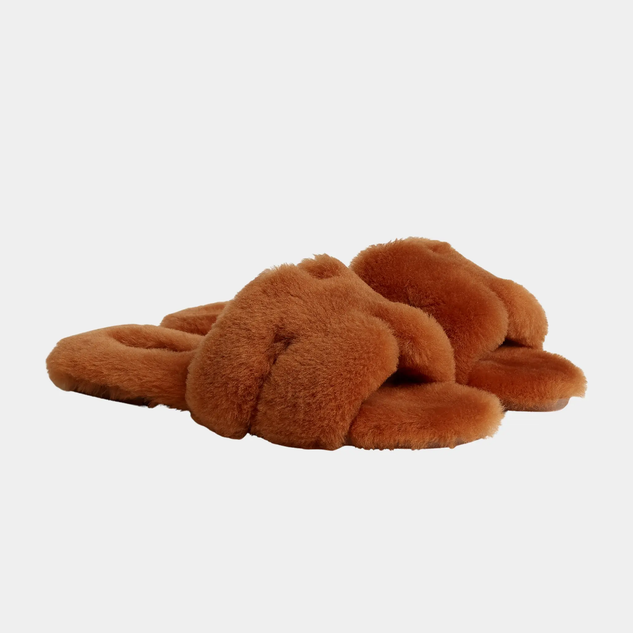 Oran Sandals in Shearling - Image 4