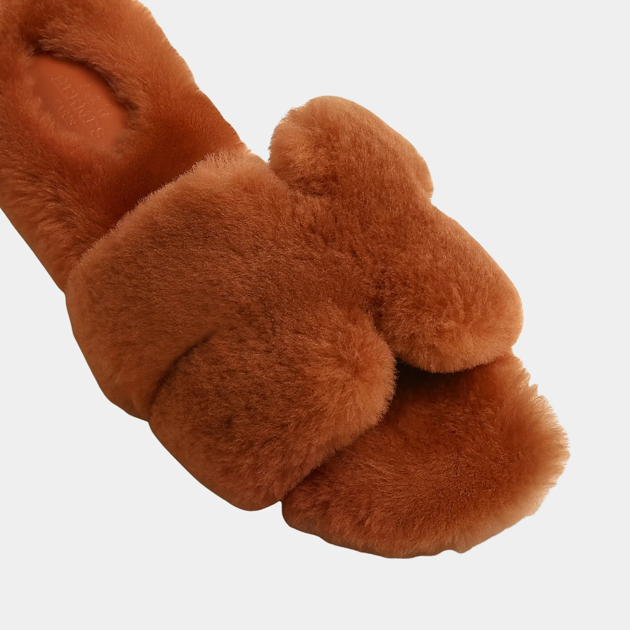 Oran Sandals in Shearling - Image 6