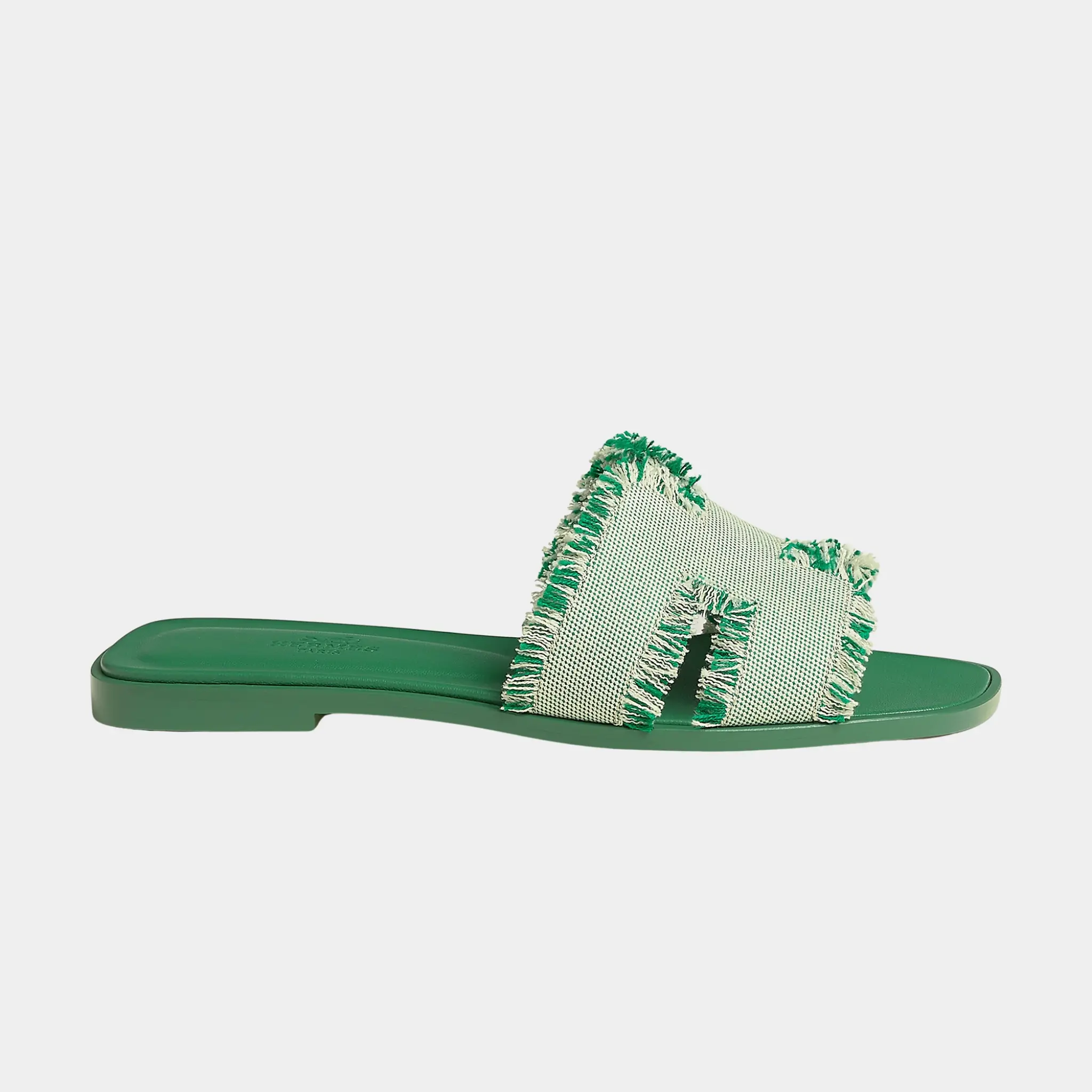 Oran Sandals in Maxi Fringed Canvas - Image 8