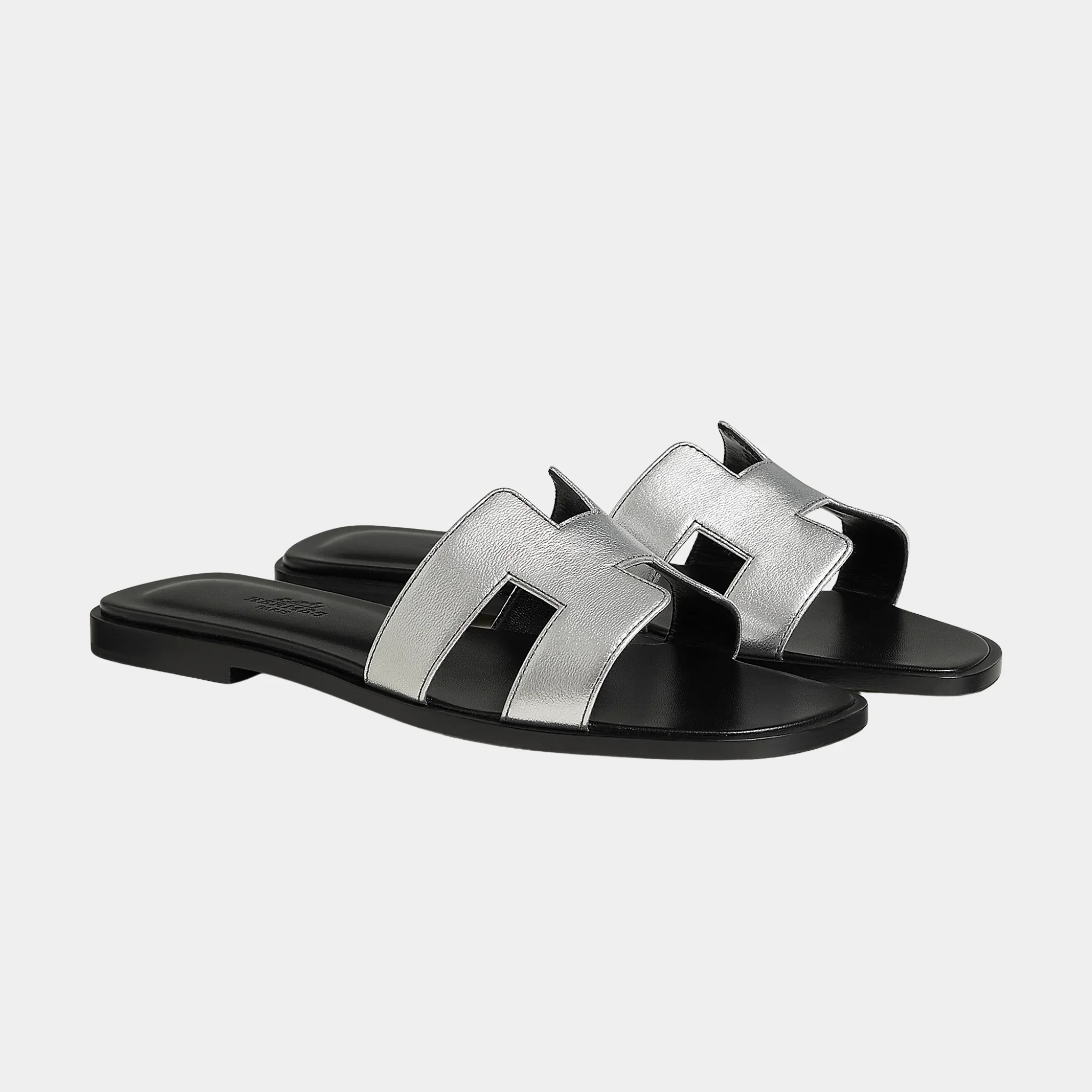 Oran Sandals in Metallic Goatskin
