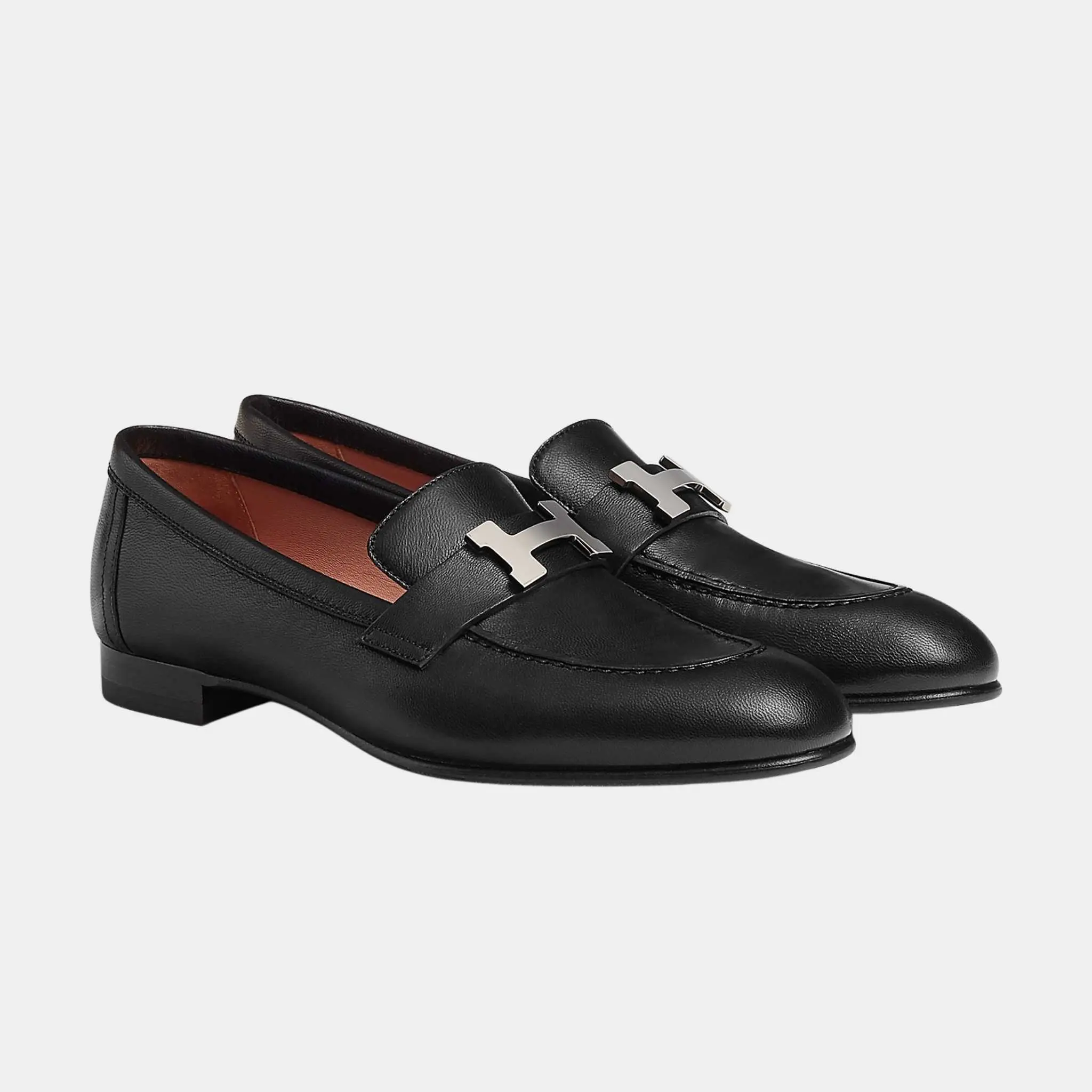 Paris Loafer in Goatskin with Palladium Plated Buckle Women