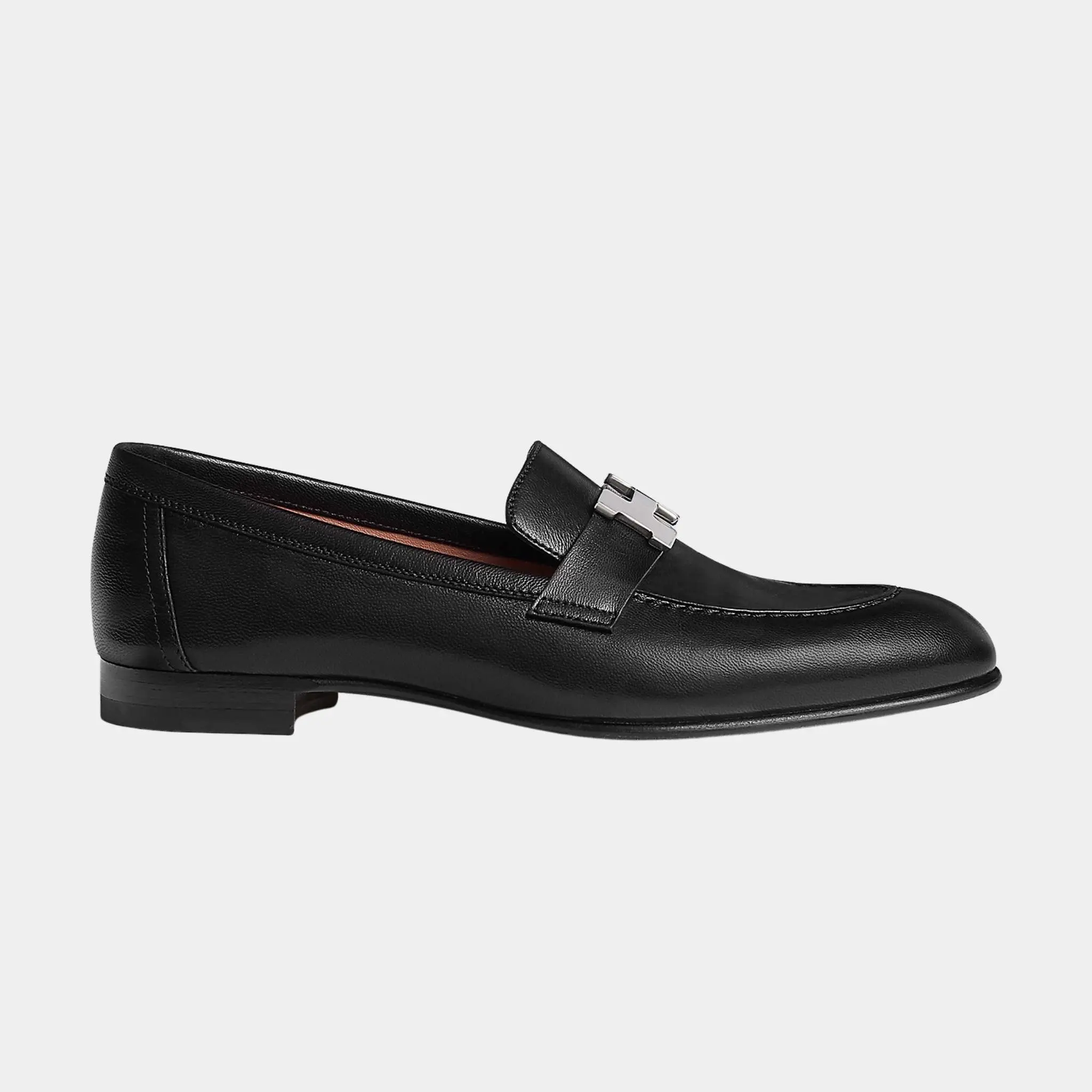 Paris Loafer in Goatskin with Palladium Plated Buckle Women - Image 2