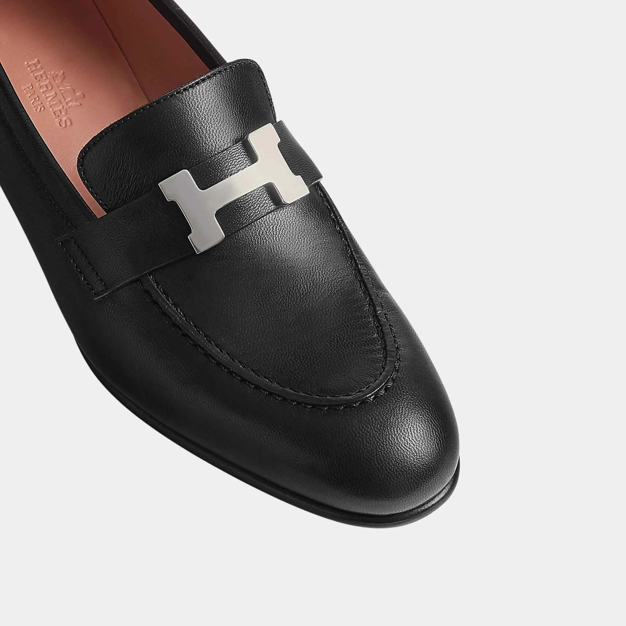 Paris Loafer in Goatskin with Palladium Plated Buckle Women - Image 3