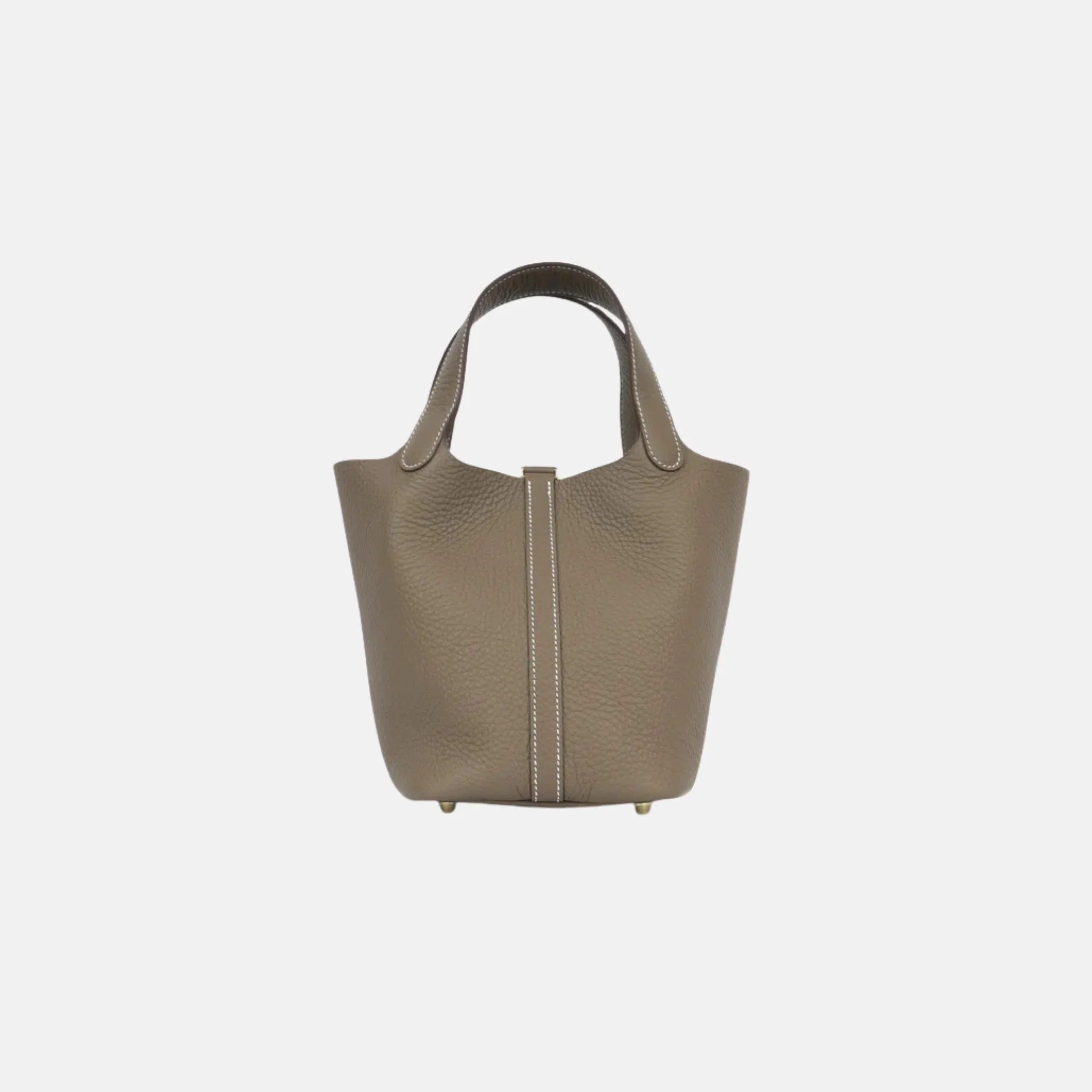 Picotin 18 Etoupe Clemence Leather GHW - Image 3