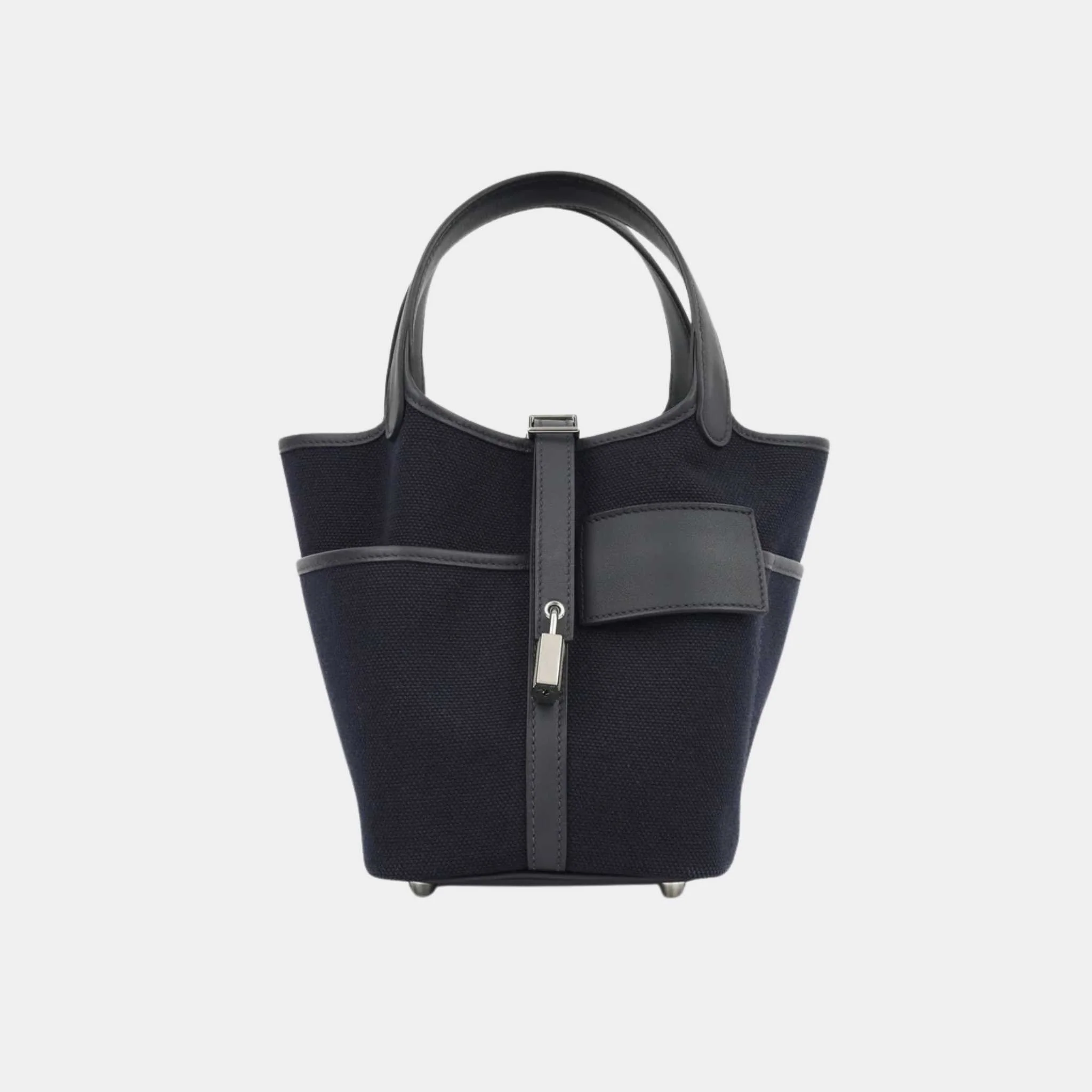 Picotin 18 Toile Goeland-Swift Cargo Bleu Marine/Black PHW