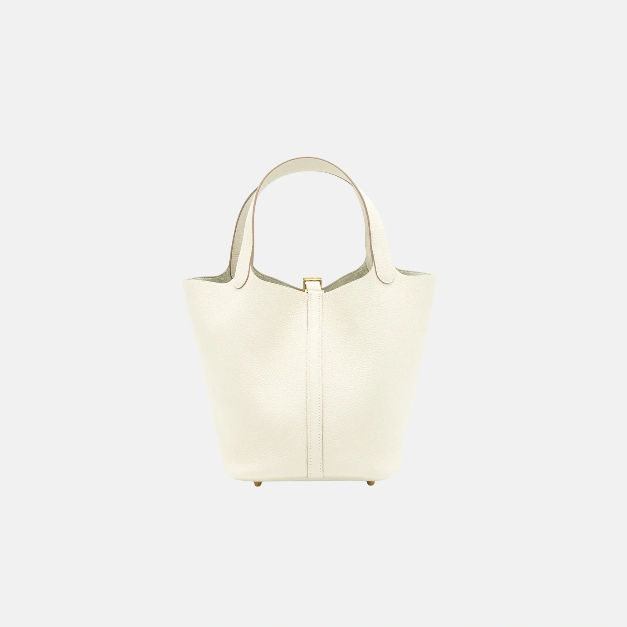 Picotin 22 Craie Clemence Leather GHW - Image 3