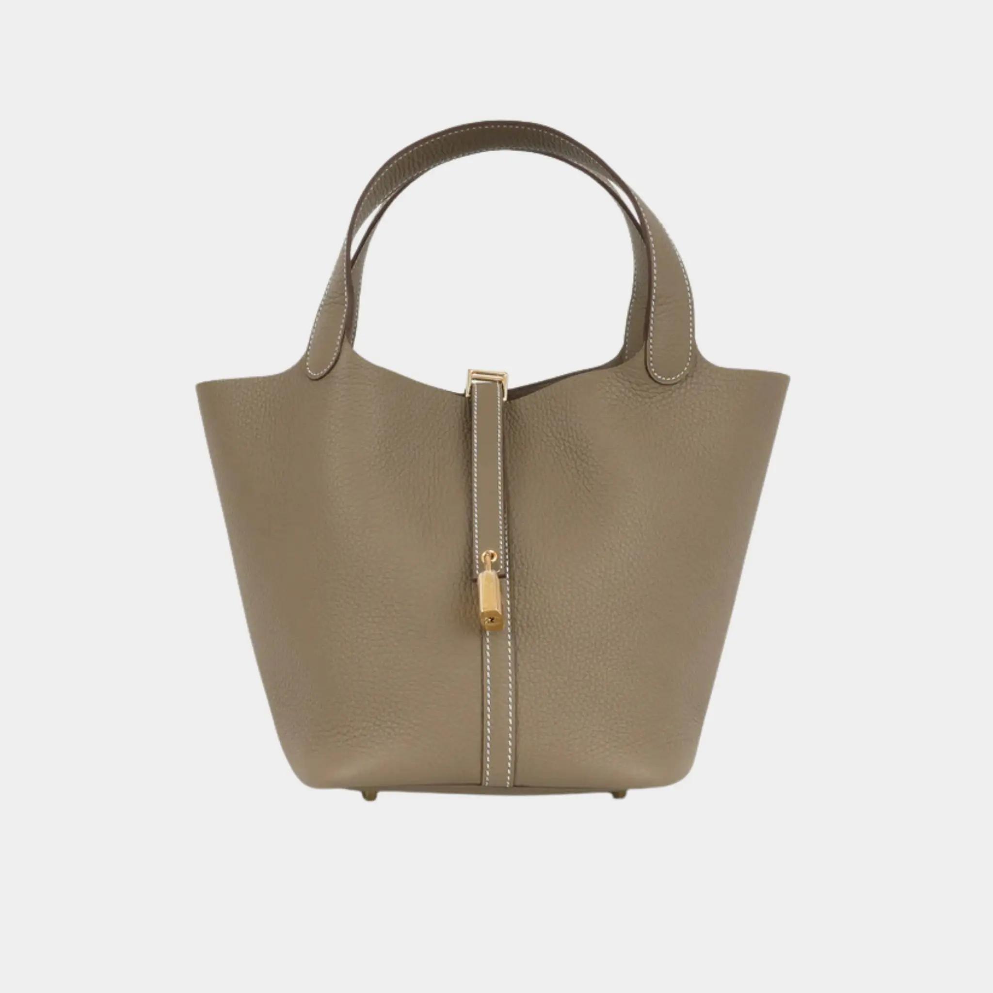Picotin 22 Taurillon Clemence Etoupe GHW