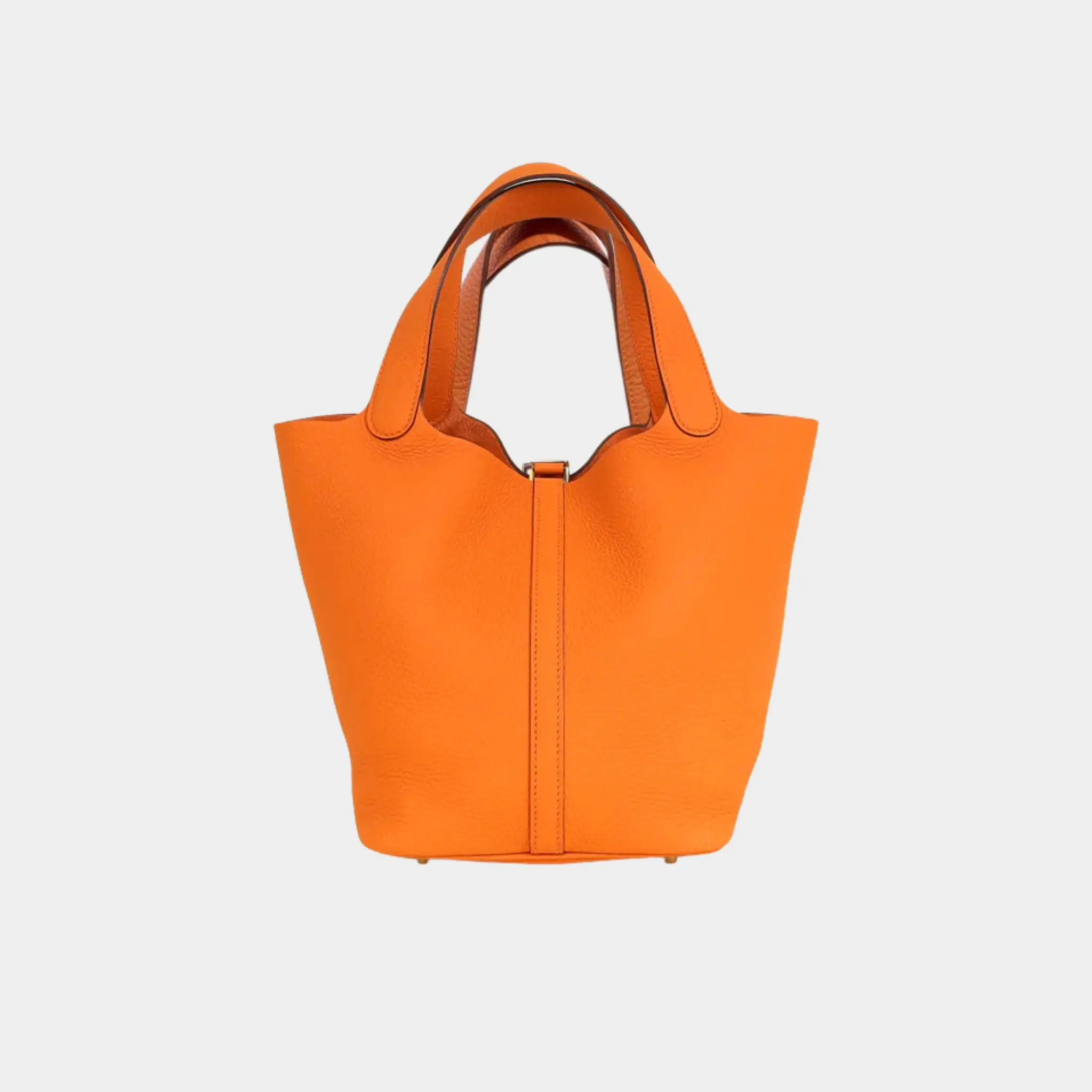 Picotin 22 Taurillon Clemence Orange GHW - Image 2