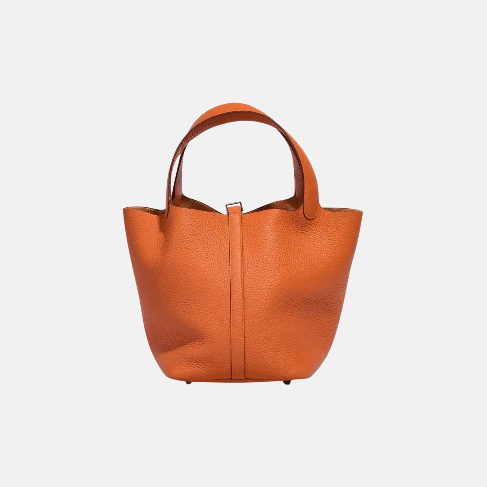 Picotin 22 Taurillon Clemence Orange PHW - Image 3