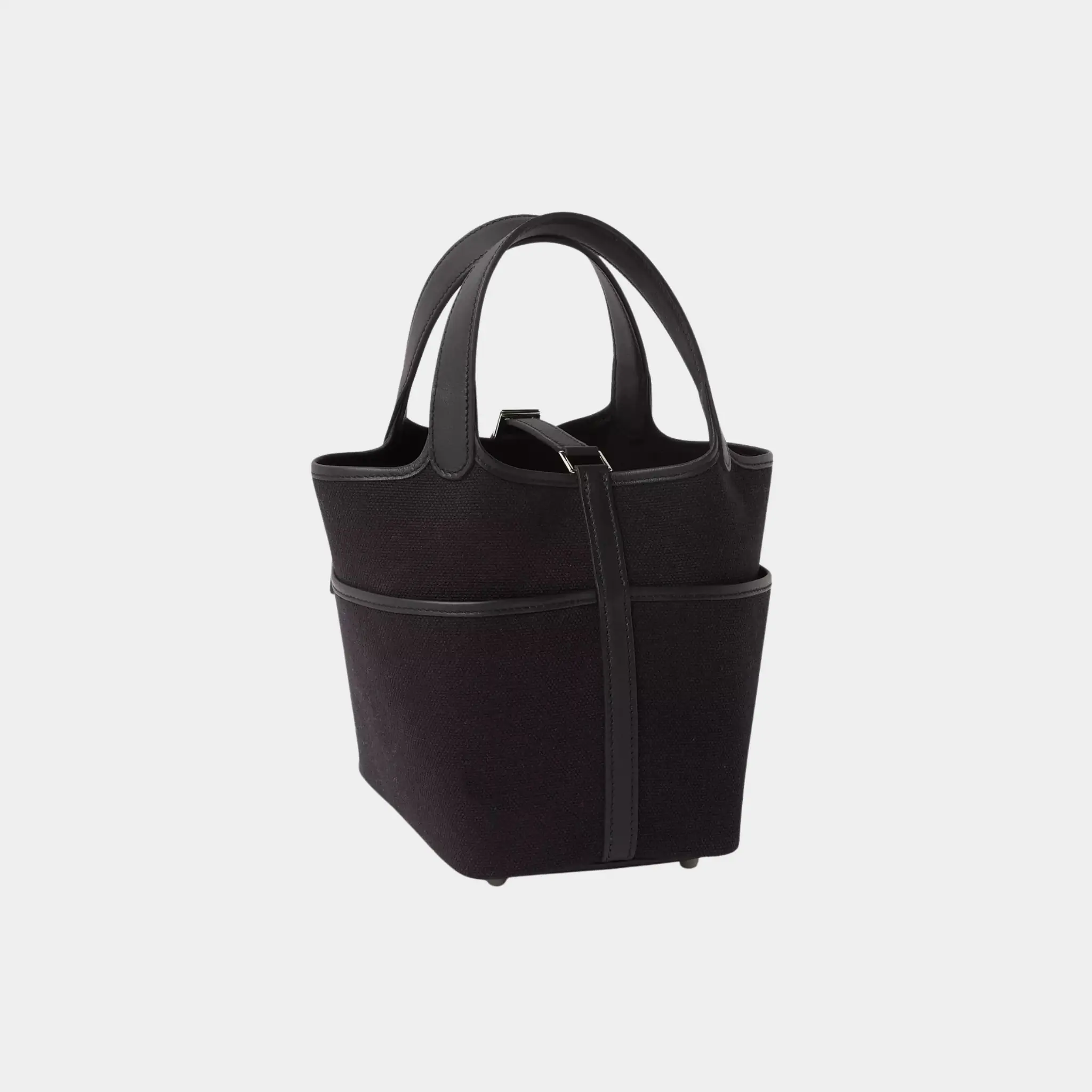 Picotin Cargo 18 Toile Swift Black PHW - Image 2