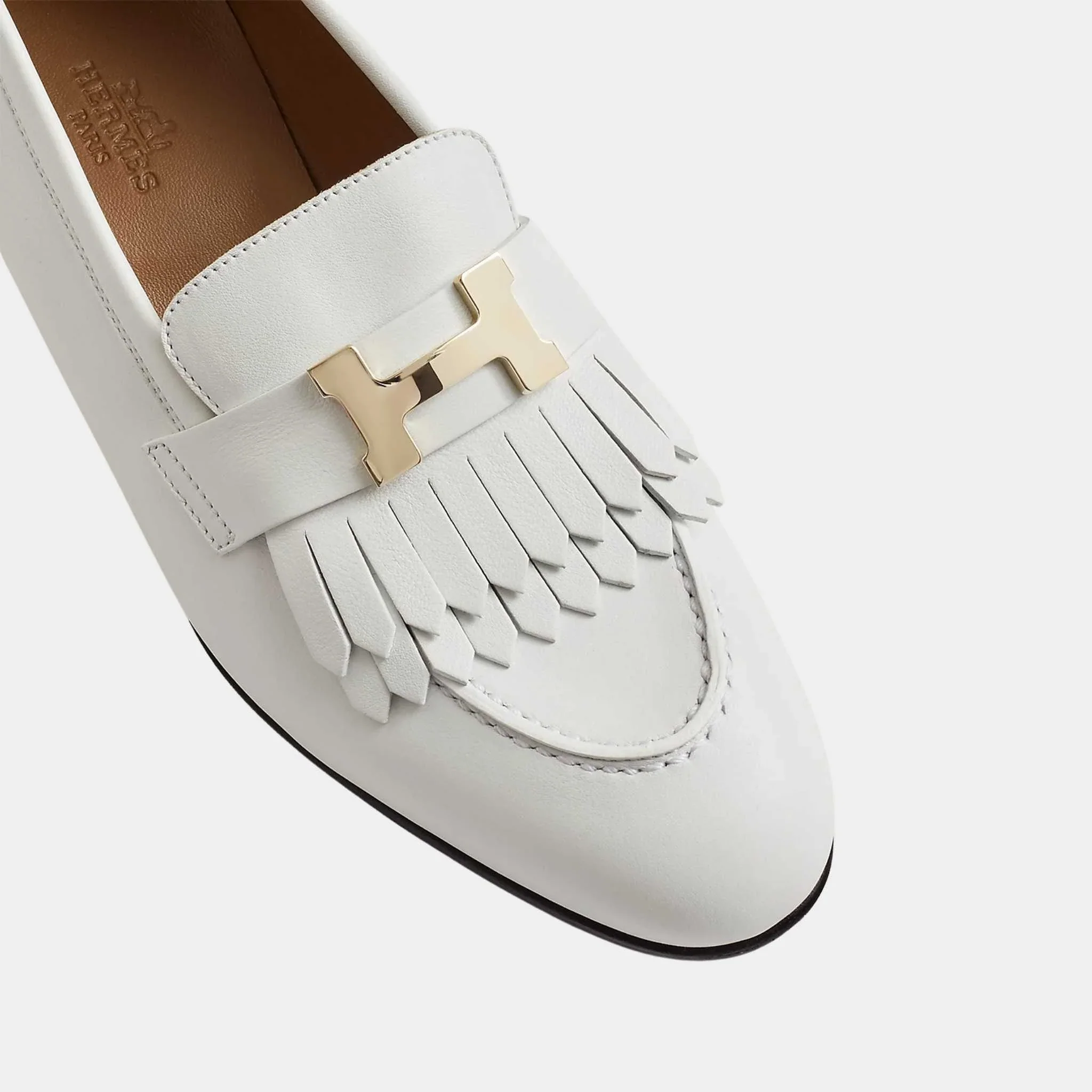 Royal Loafer in Calfskin with Gold Plated Buckle Women - Image 3