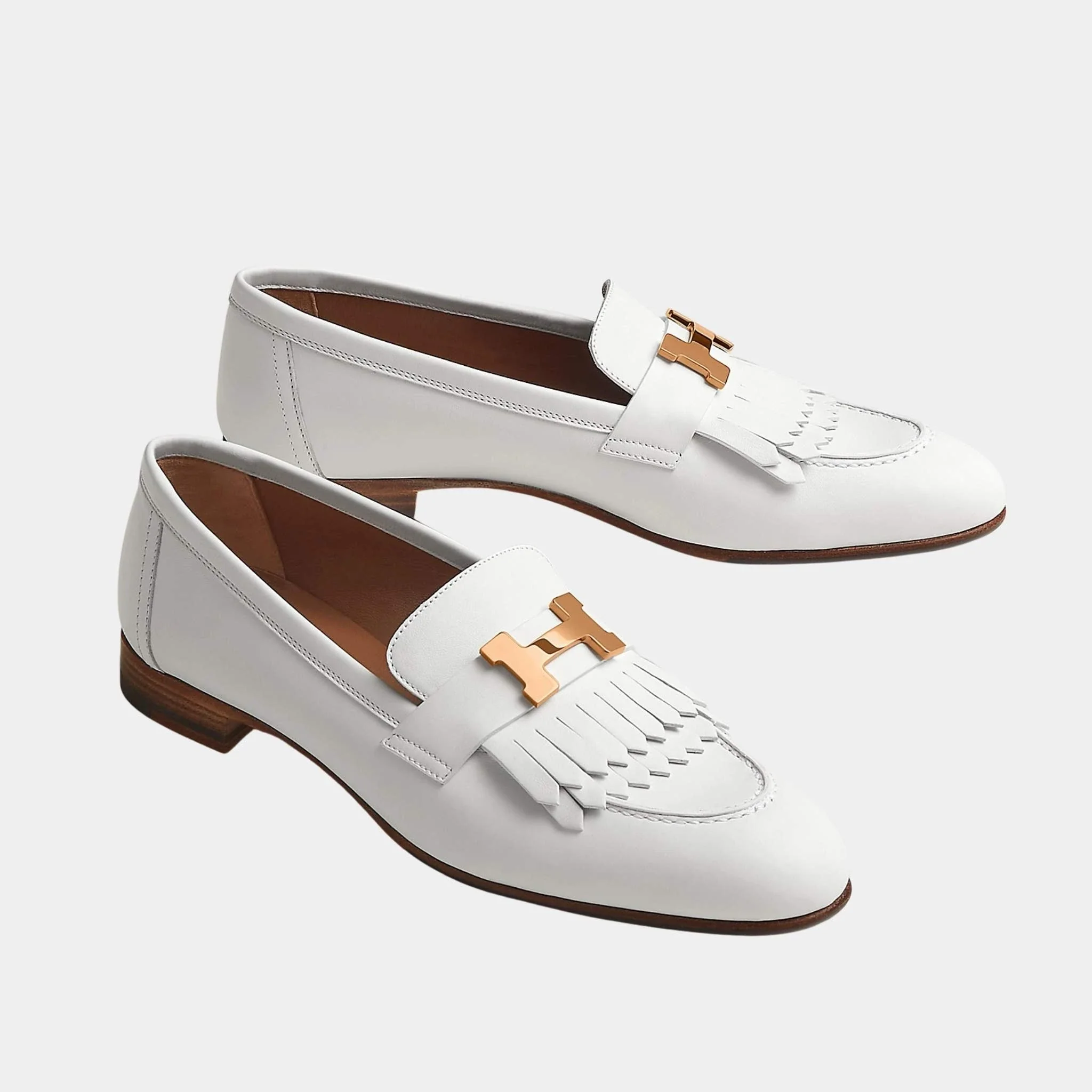 Royal Loafer in Calfskin with Rose Gold Plated Buckle