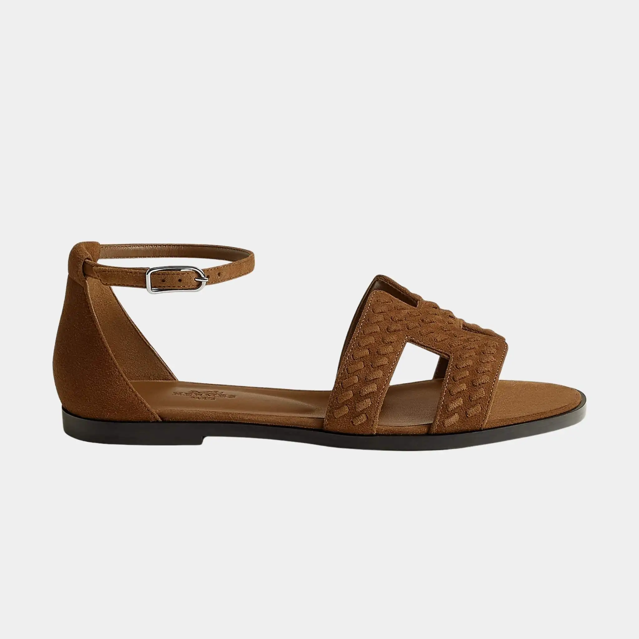 Santorini Sandal Braided Suede Goatskin - Image 2