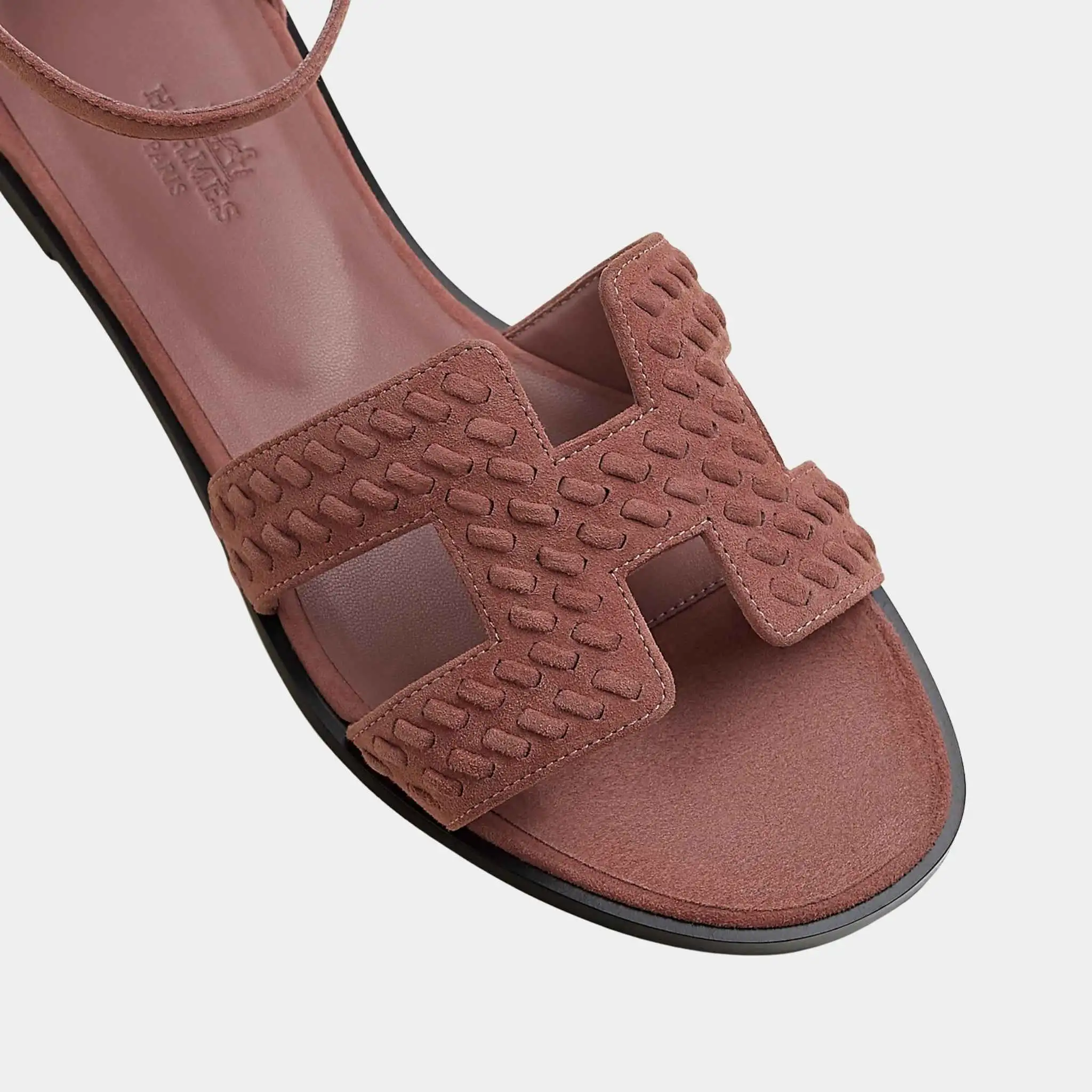 Santorini Sandal Braided Suede Goatskin - Image 6