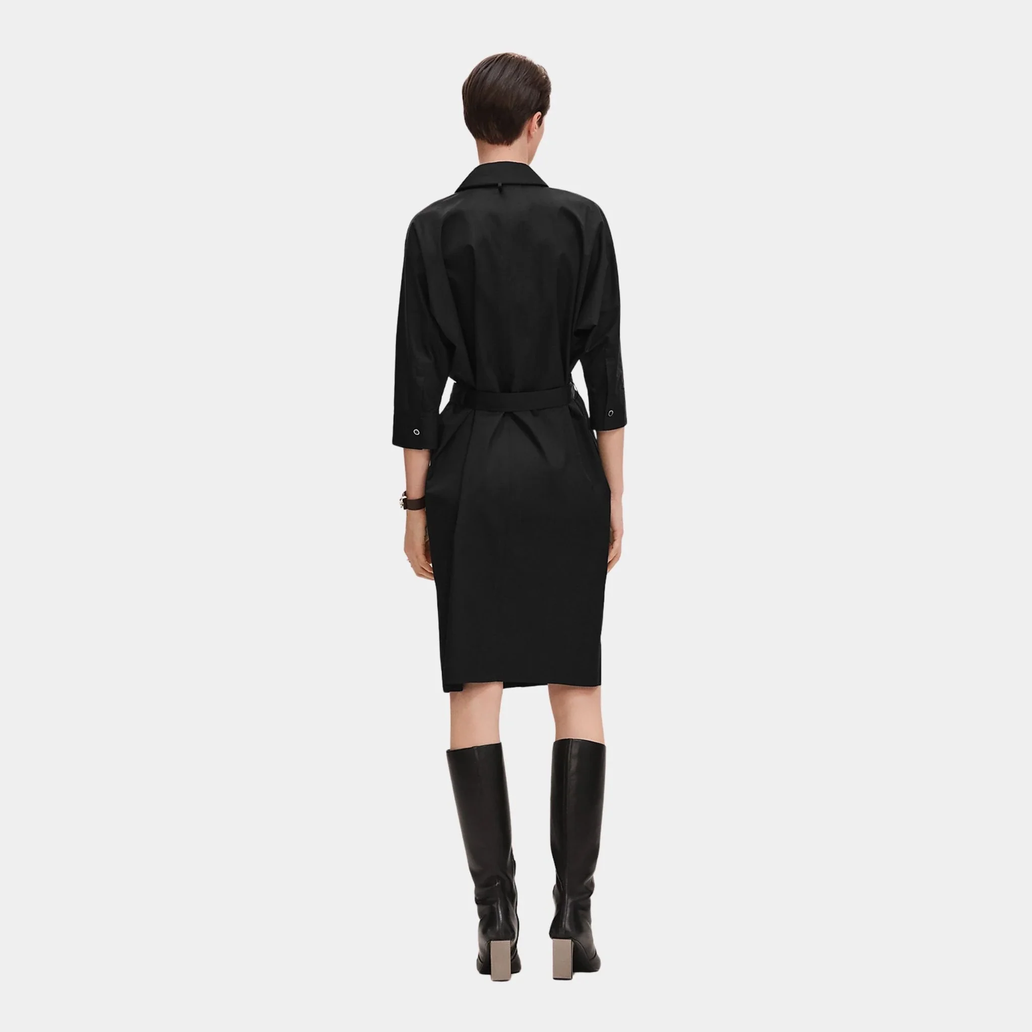 Shirt Dress in Cotton Twill - Image 2