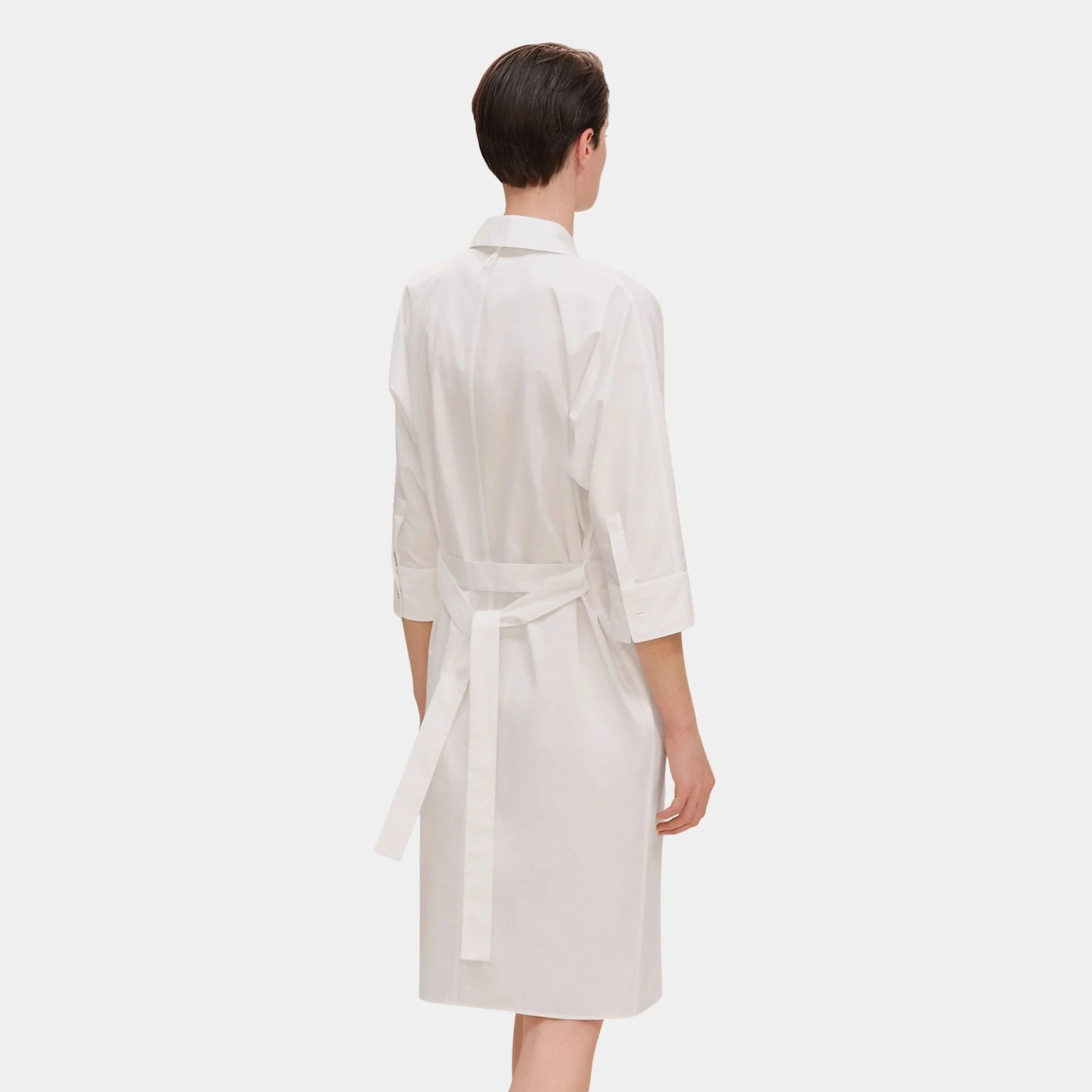 Shirt Dress in Cotton Twill - Image 5