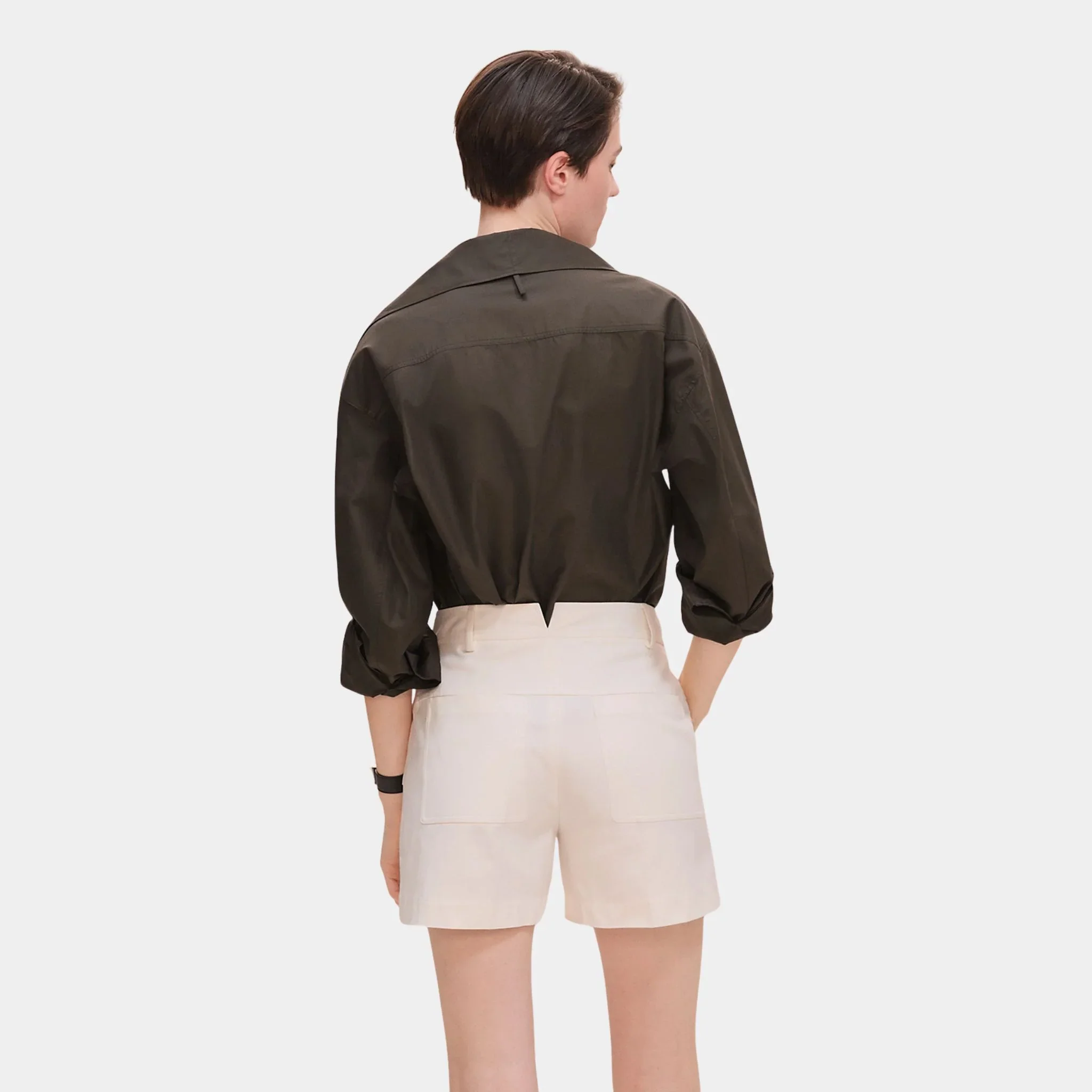Shorts in Double Stretch Cotton Twill - Image 2