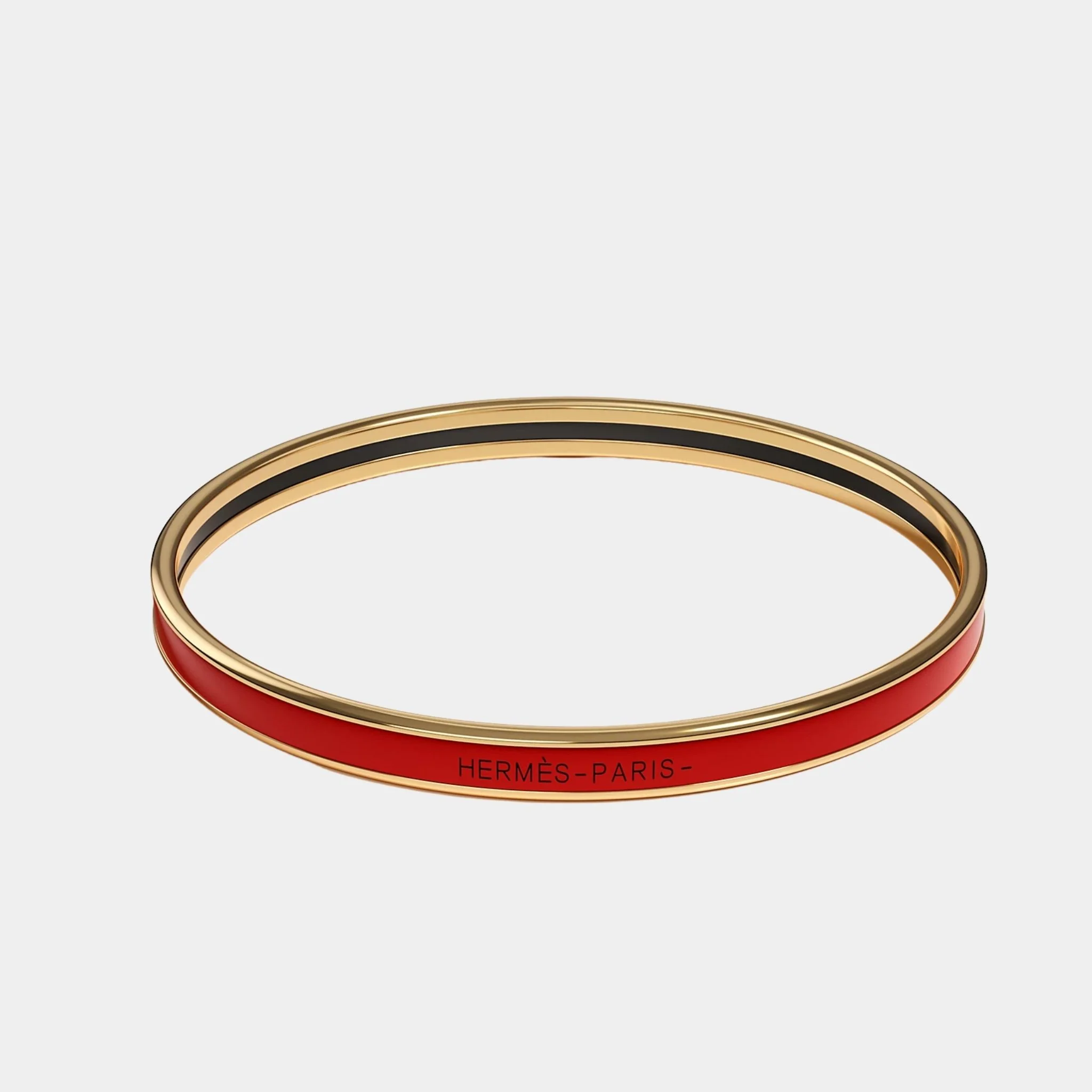 Uni Bangle in Enamel Gold Plated - Image 5