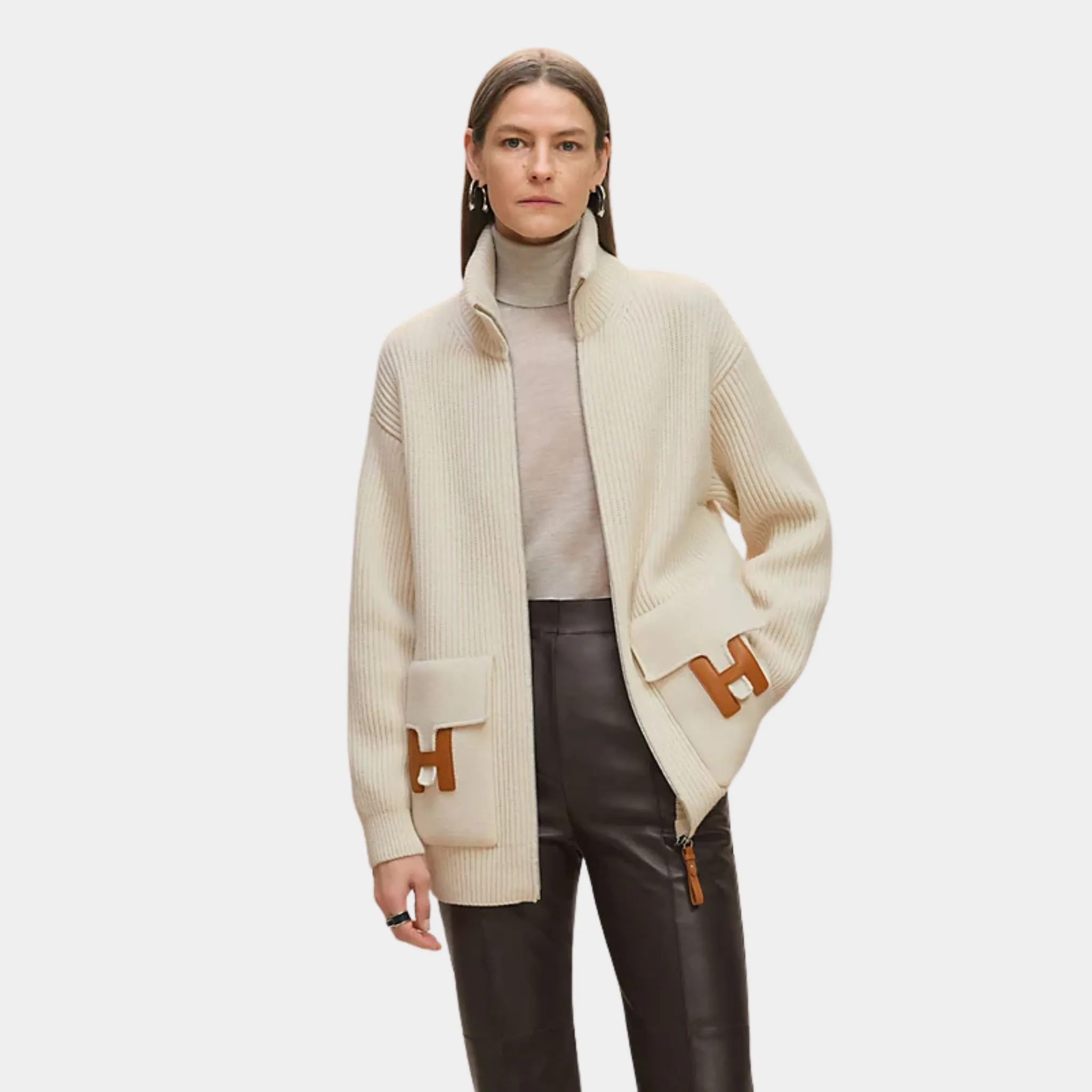 Wool Knit Cardigan