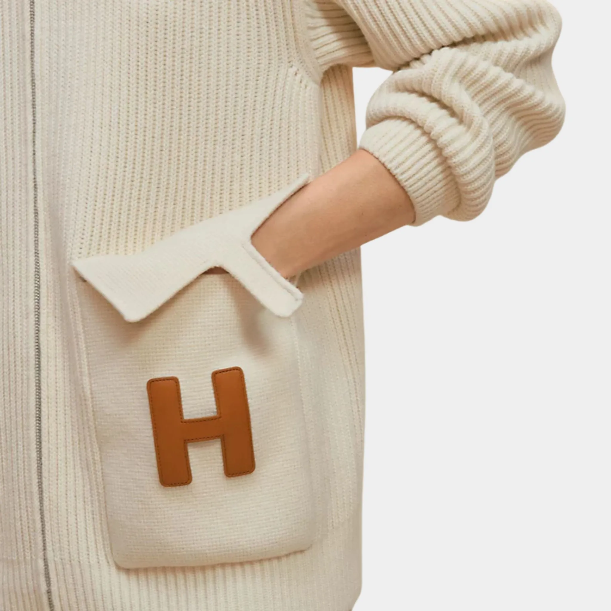 Wool Knit Cardigan - Image 2