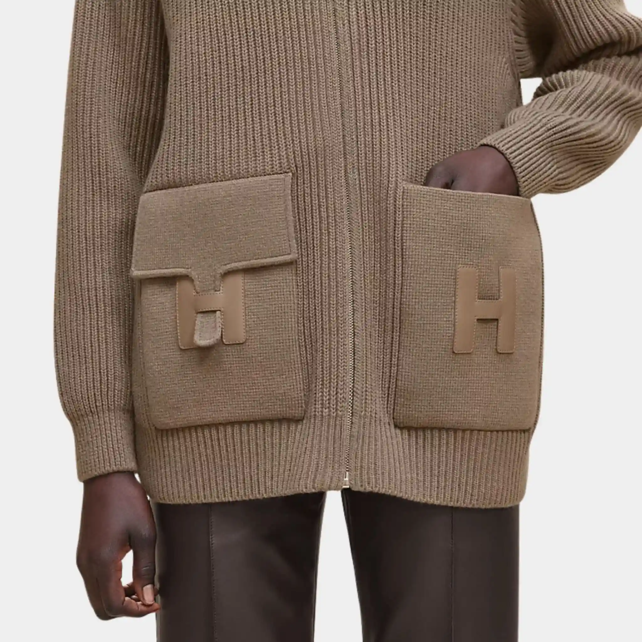Wool Knit Cardigan - Image 4